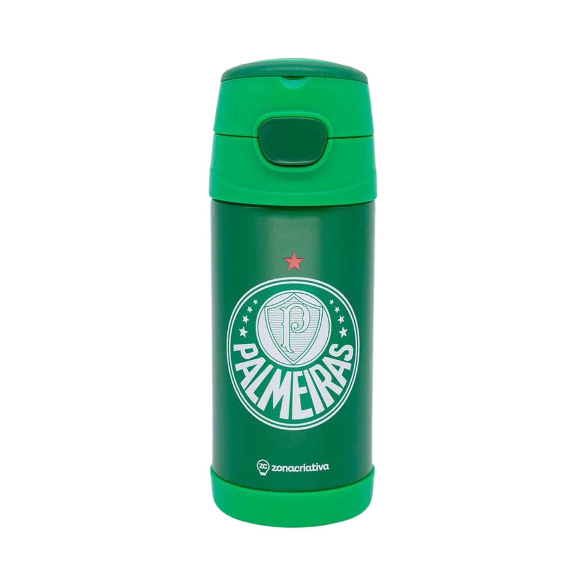 Garrafa Top Handle Infantil 350ml Palmeiras Zona Criativa - 10073802