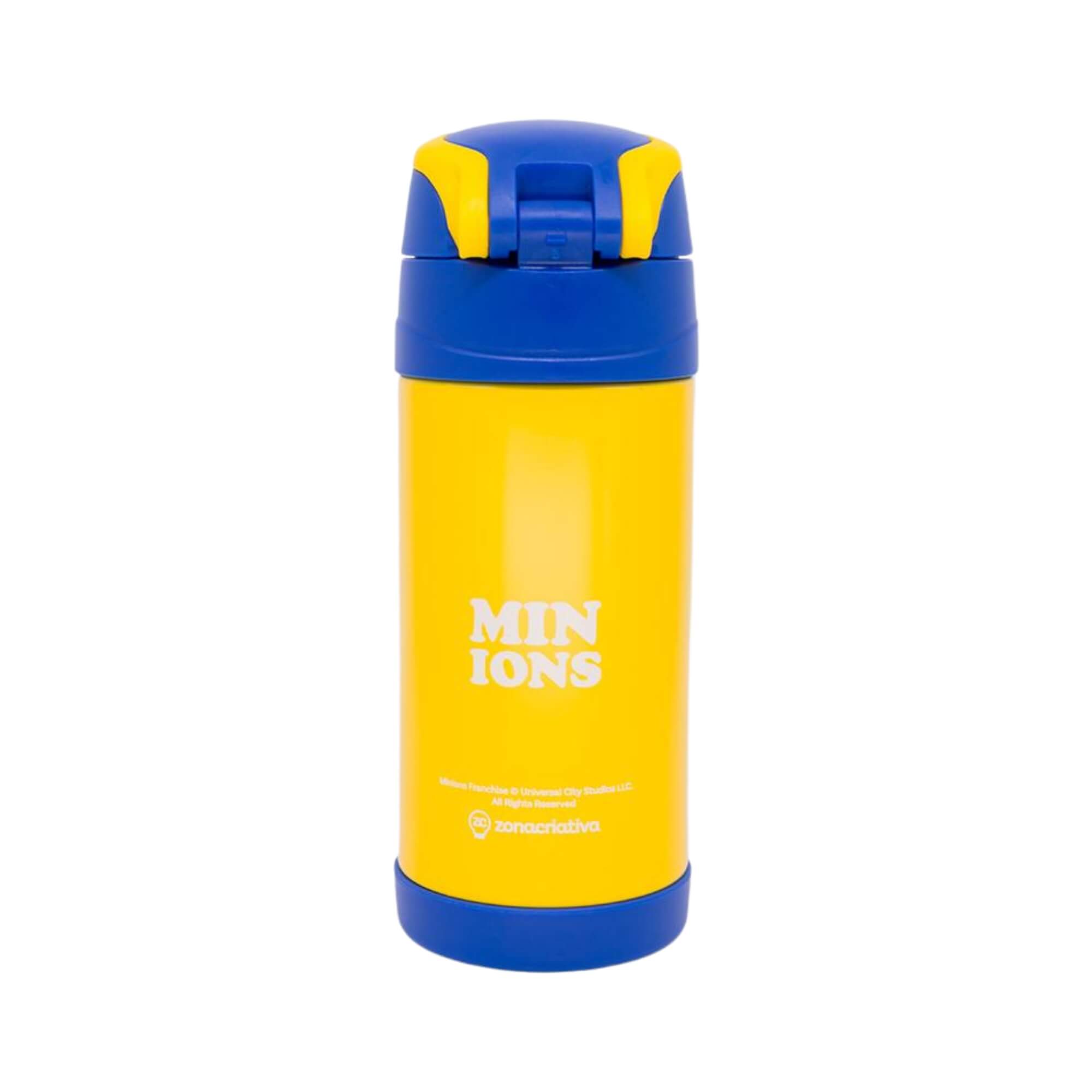 Garrafa Top Handle Infantil 350ml Minions Zona Criativa - 10073985