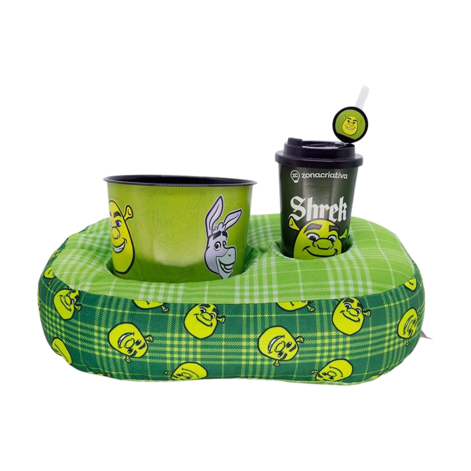 Kit Almofada Pipoca Infantil Shrek Zona Criativa - 10065587