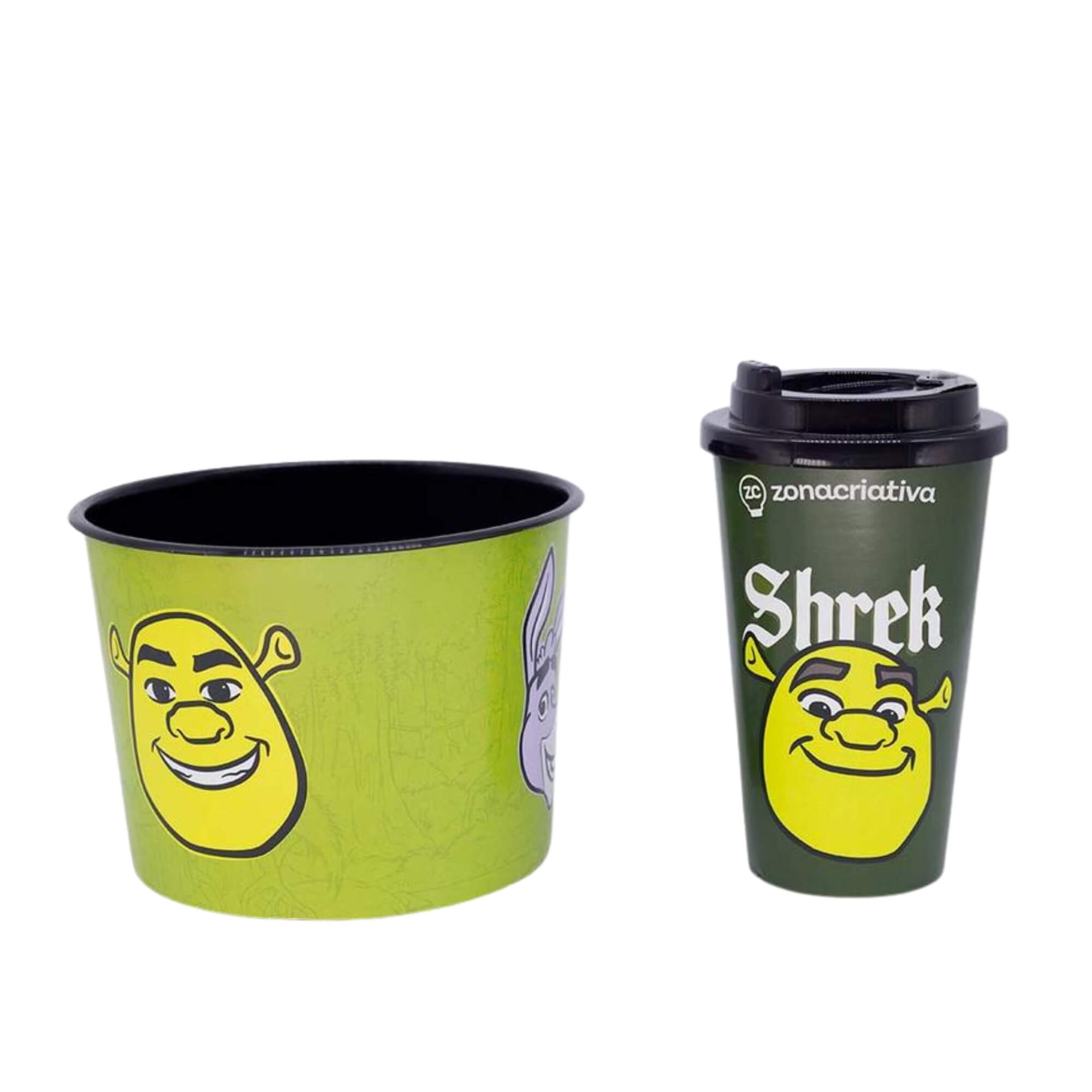 Kit Almofada Pipoca Infantil Shrek Zona Criativa - 10065587