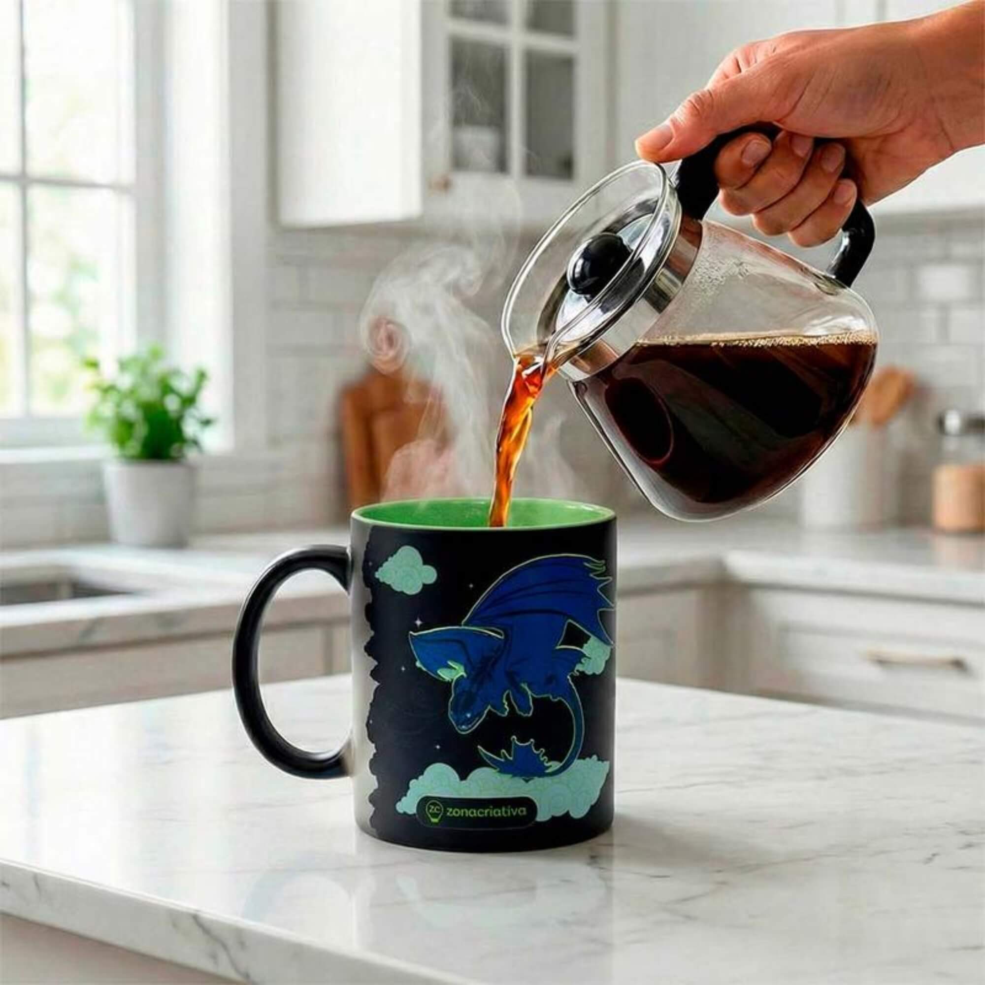 Caneca Magic Furia da Noite 350ml Zona Criativa - 10027012