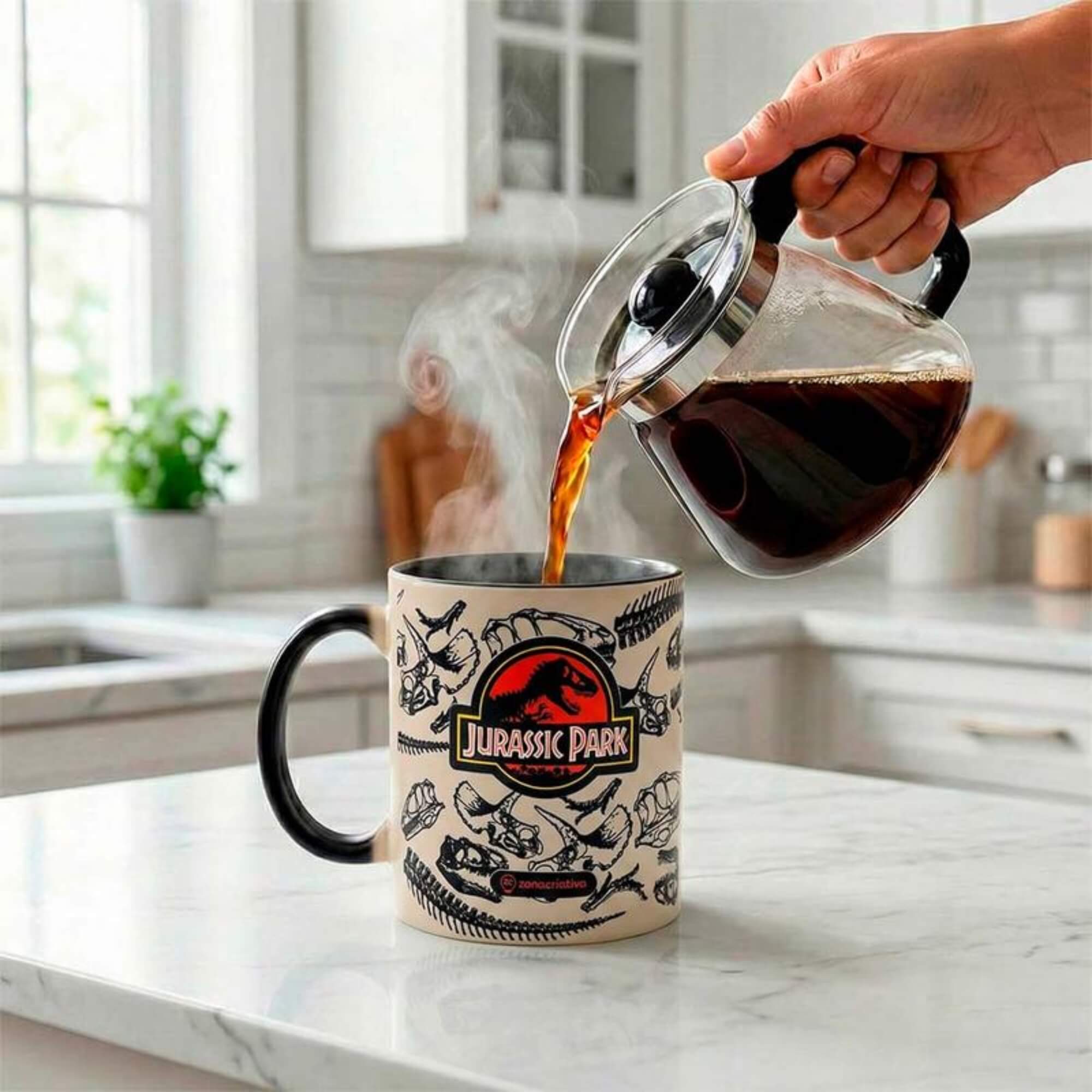 Caneca Magic Jurassic Park 350ml Zona Criativa - 10027029