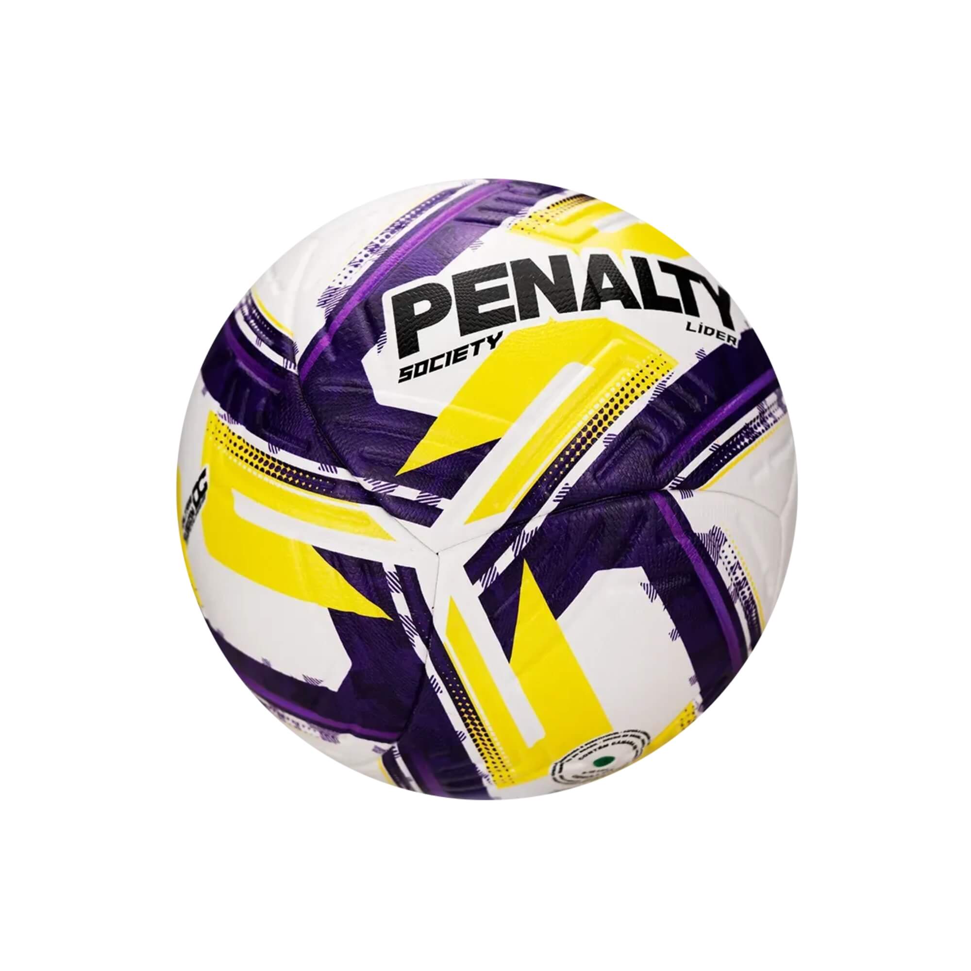 Bola Society Lider XXVI cor Branca e Amarela Penalty - 5214481017-U