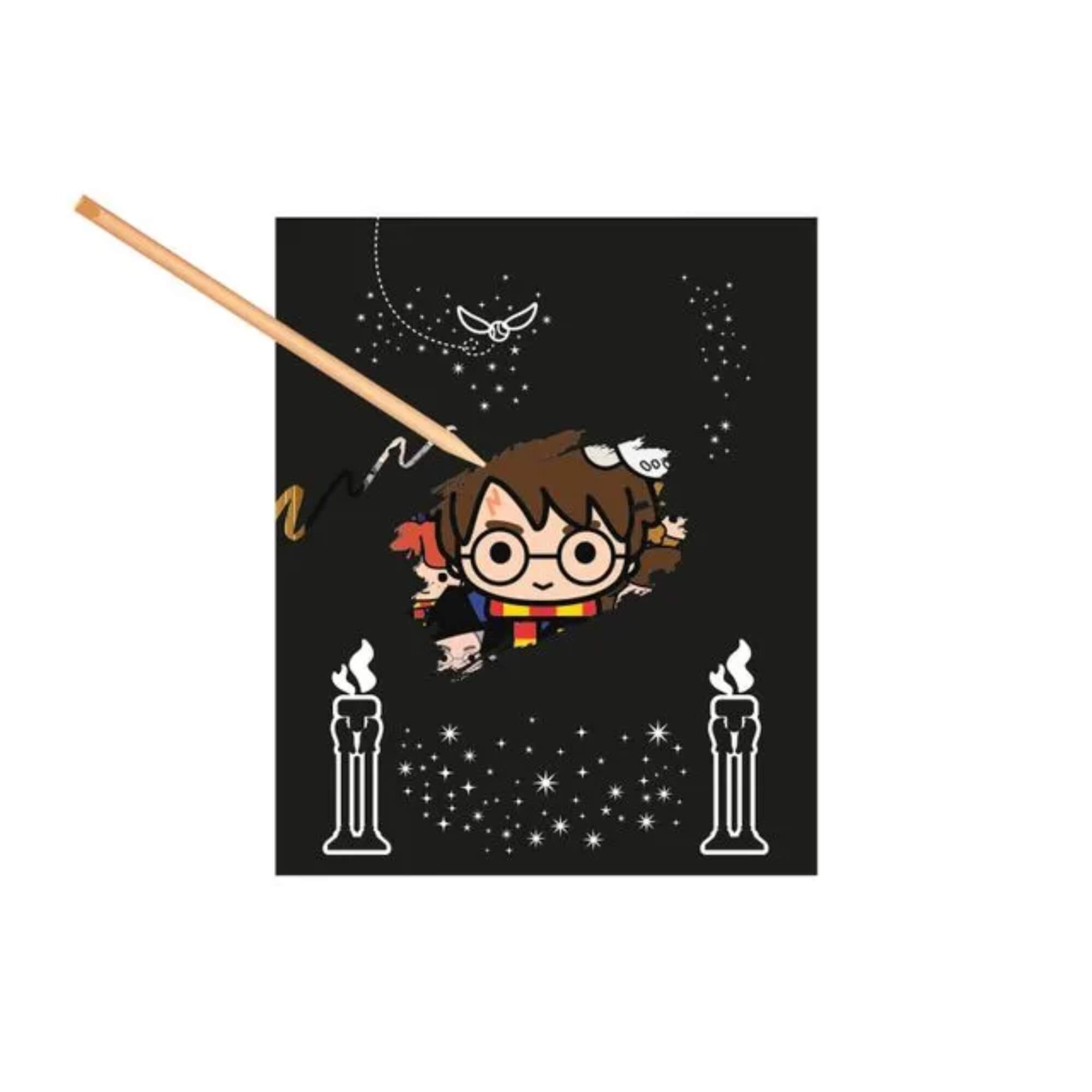 Raspadinha Mágica Harry Potter Envelope c/ 6 Cartelas Leo&Leo Leonora - 10647