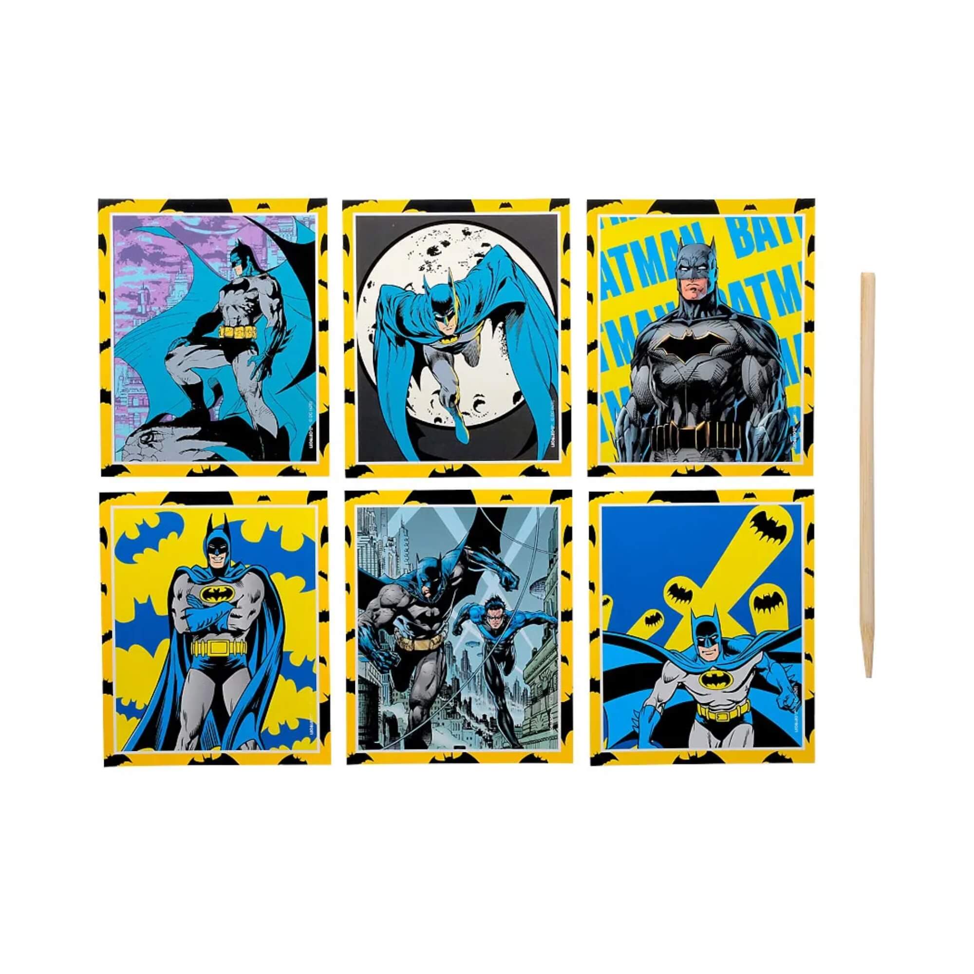 Raspadinha Mágica Batman Envelope c/ 6 Cartelas Leo&Leo Leonora - 10651
