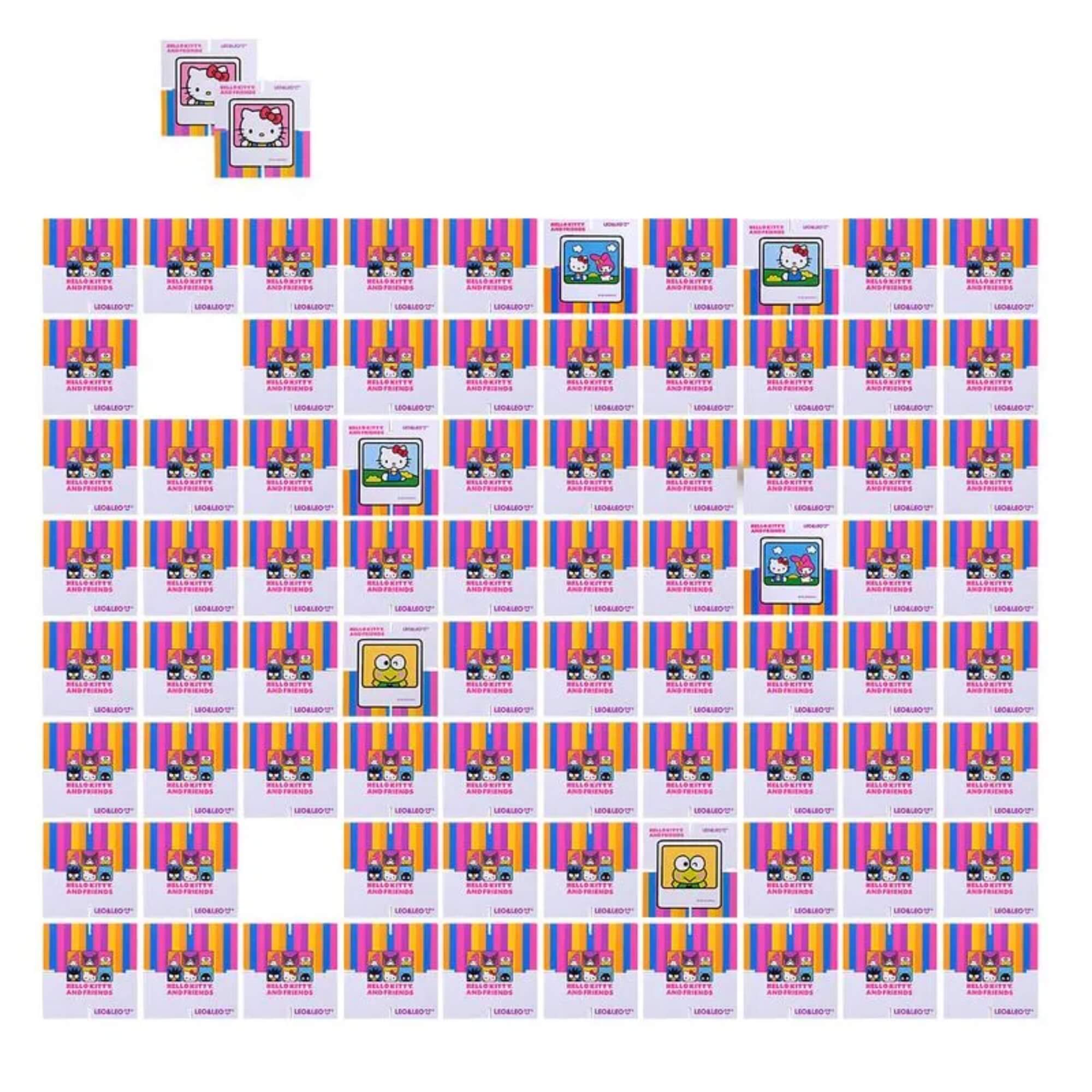 Jogo da Memória 2 em 1 Torre Hello Kitty 48 Peças Leo&Leo Leonora - 10656