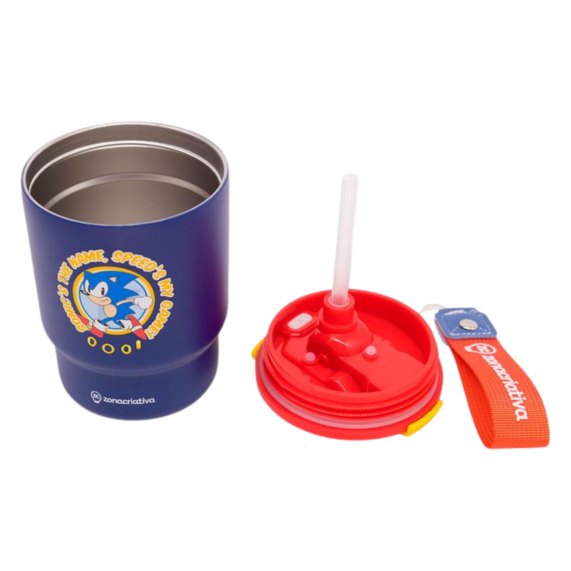 Copo To Go Sonic 400ml Zona Criativa - 10026782