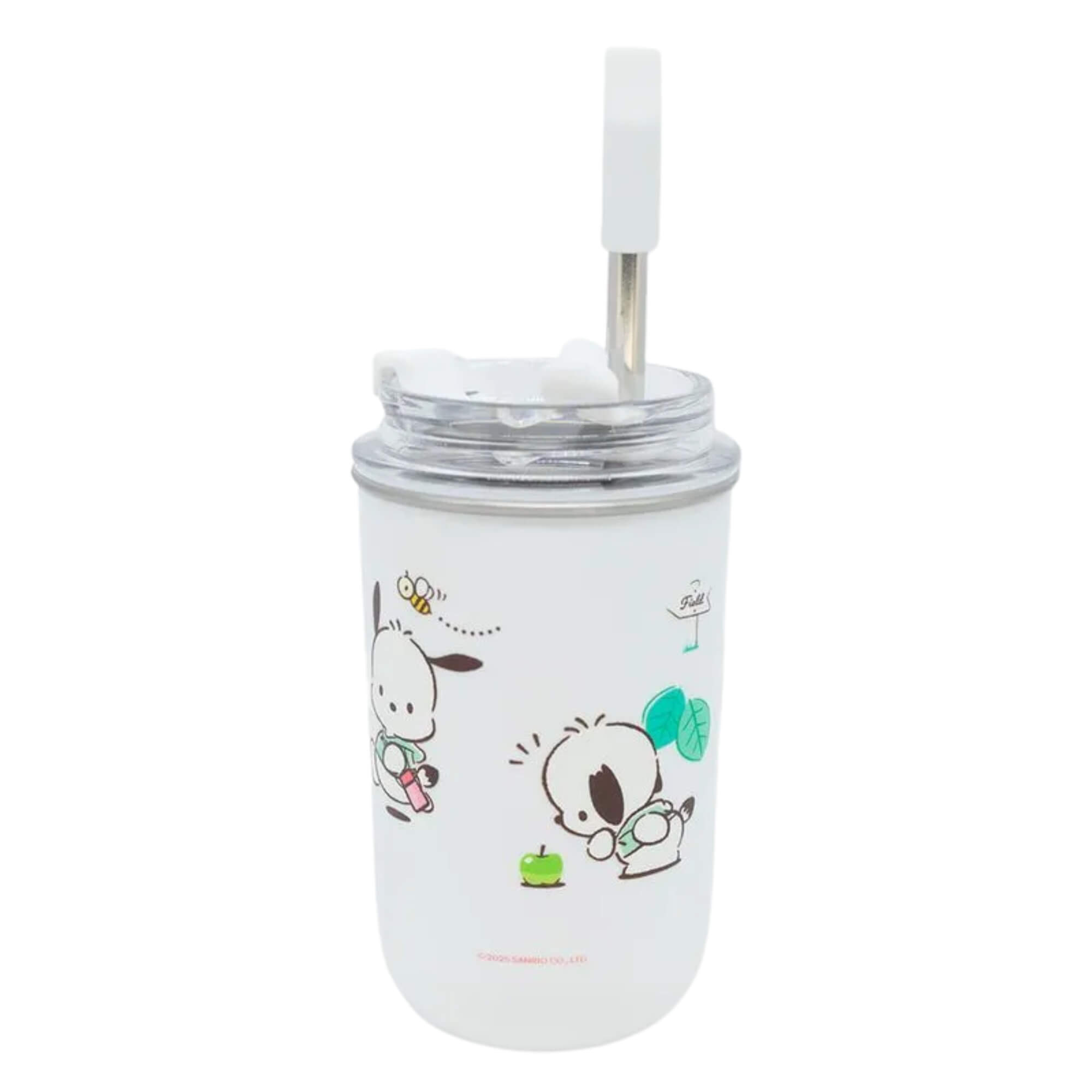 Copo Neo com Canudo 300ml Pochacco Hello Kitty Zona Criativa - 10026830