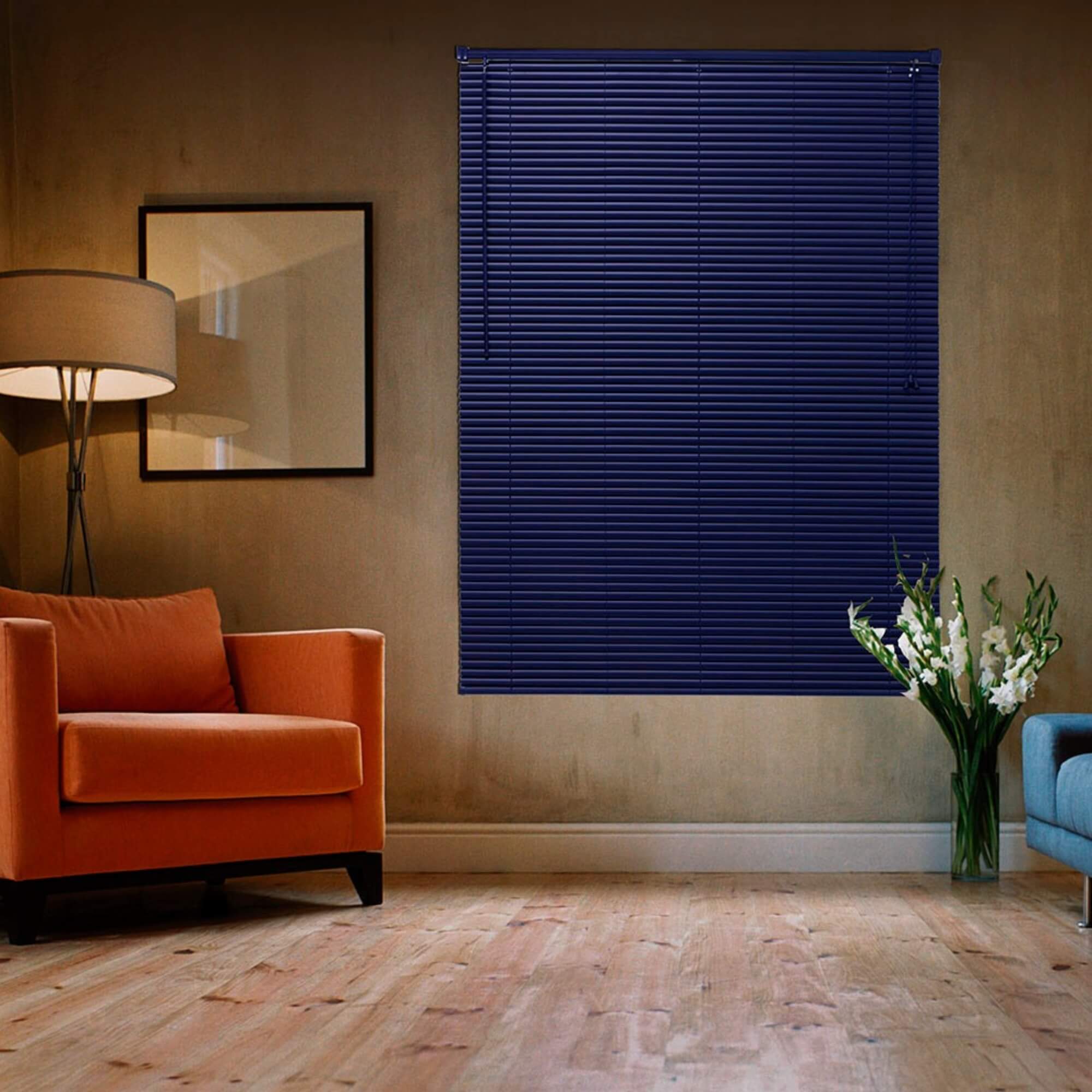 Premier Persiana PVC 25mm Azul Evolux - D113183D