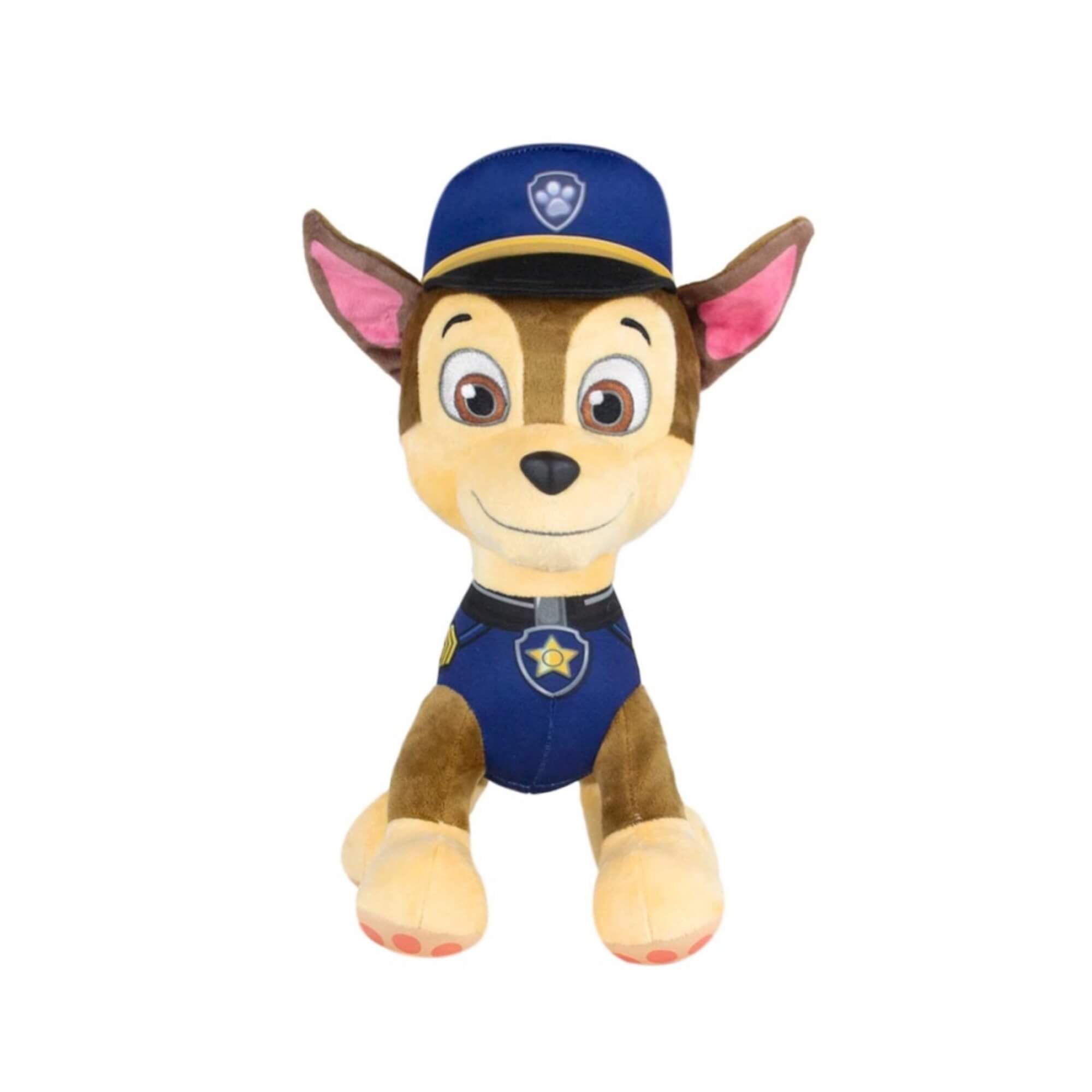 VAR Pelúcia Patrulha Canina 30cm Infantil (Escolha) Personagem:Chase