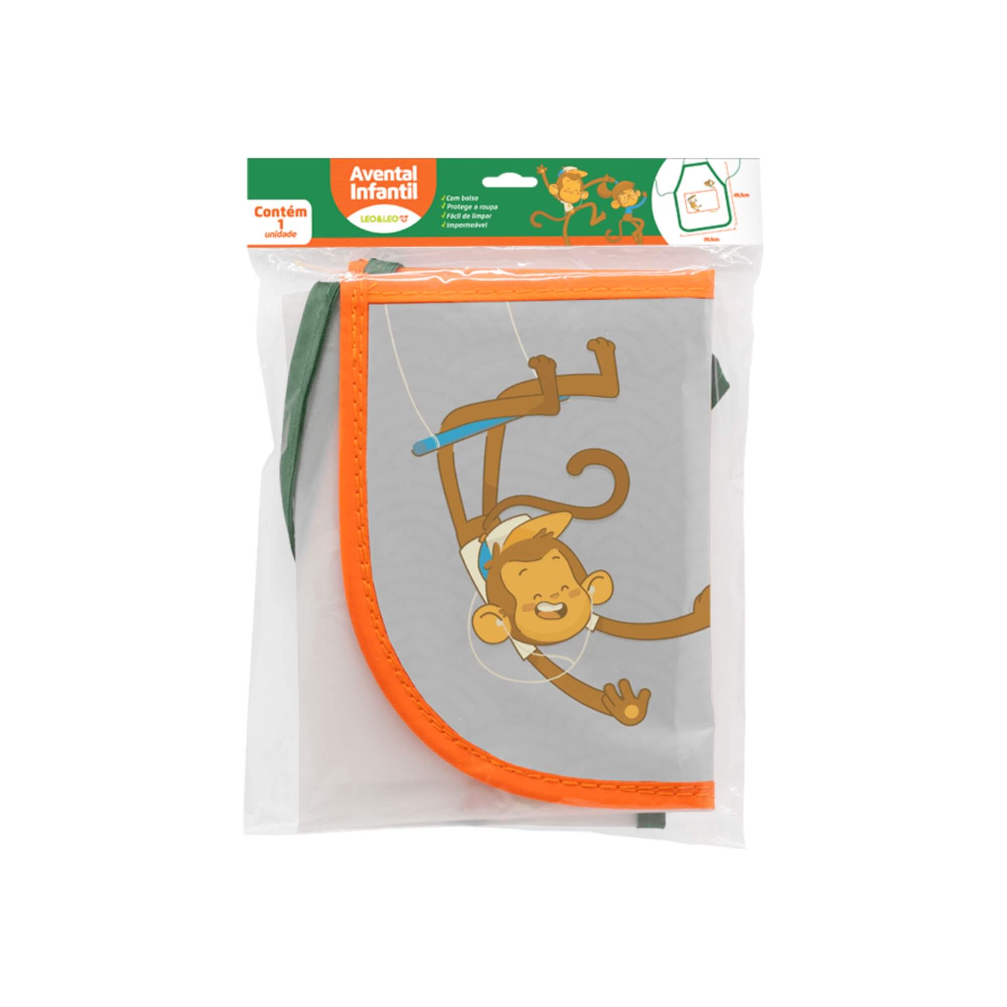 Avental Infantil Cristal Com Bolso Leo&Leo Leonora - 79902