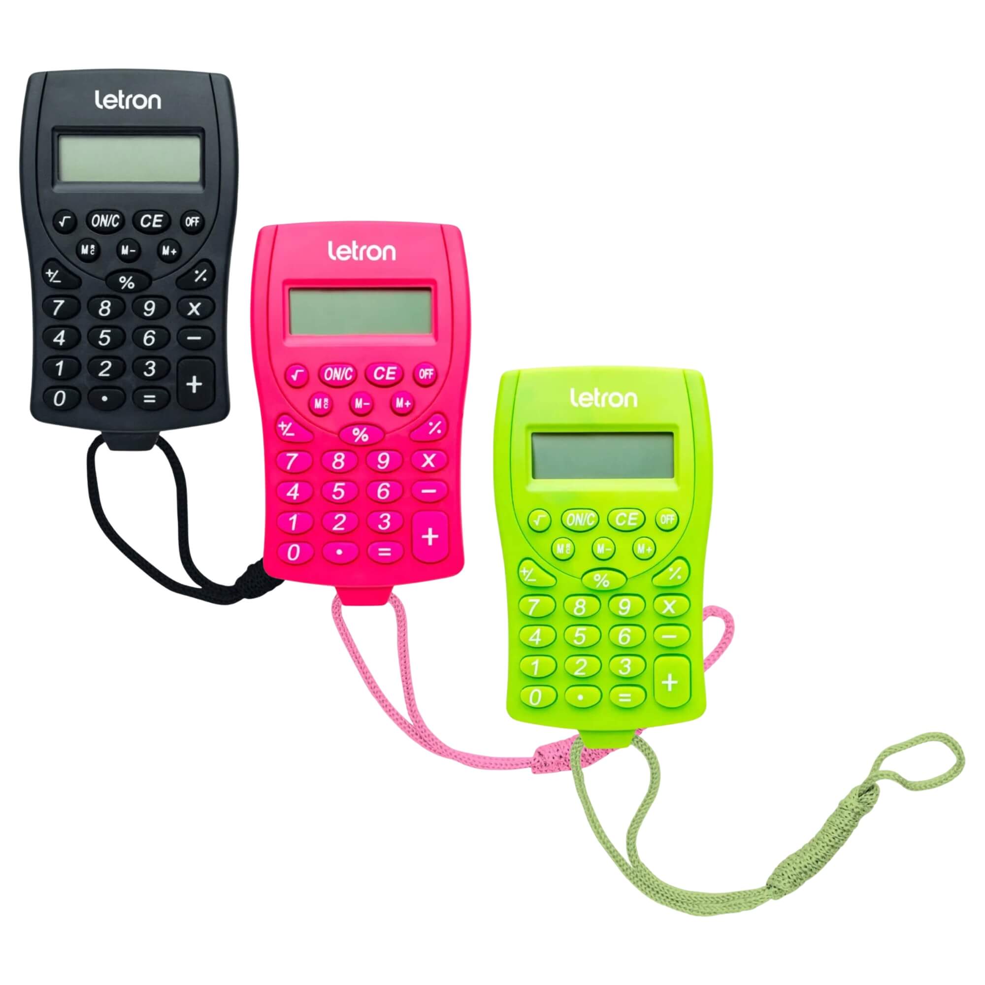 VAR Calculadora de Bolso 8 Dígitos com Cordão e Bateria (Escolha)