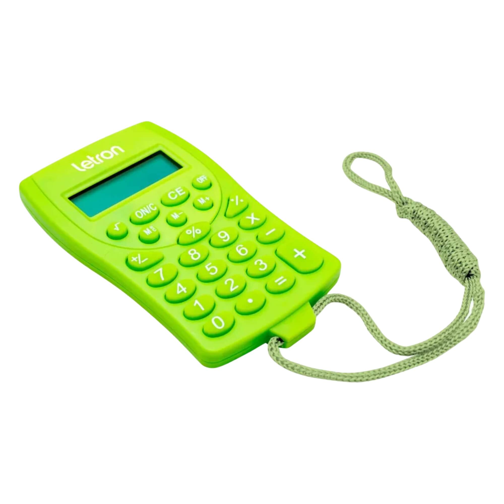 VAR Calculadora de Bolso 8 Dígitos com Cordão e Bateria (Escolha)