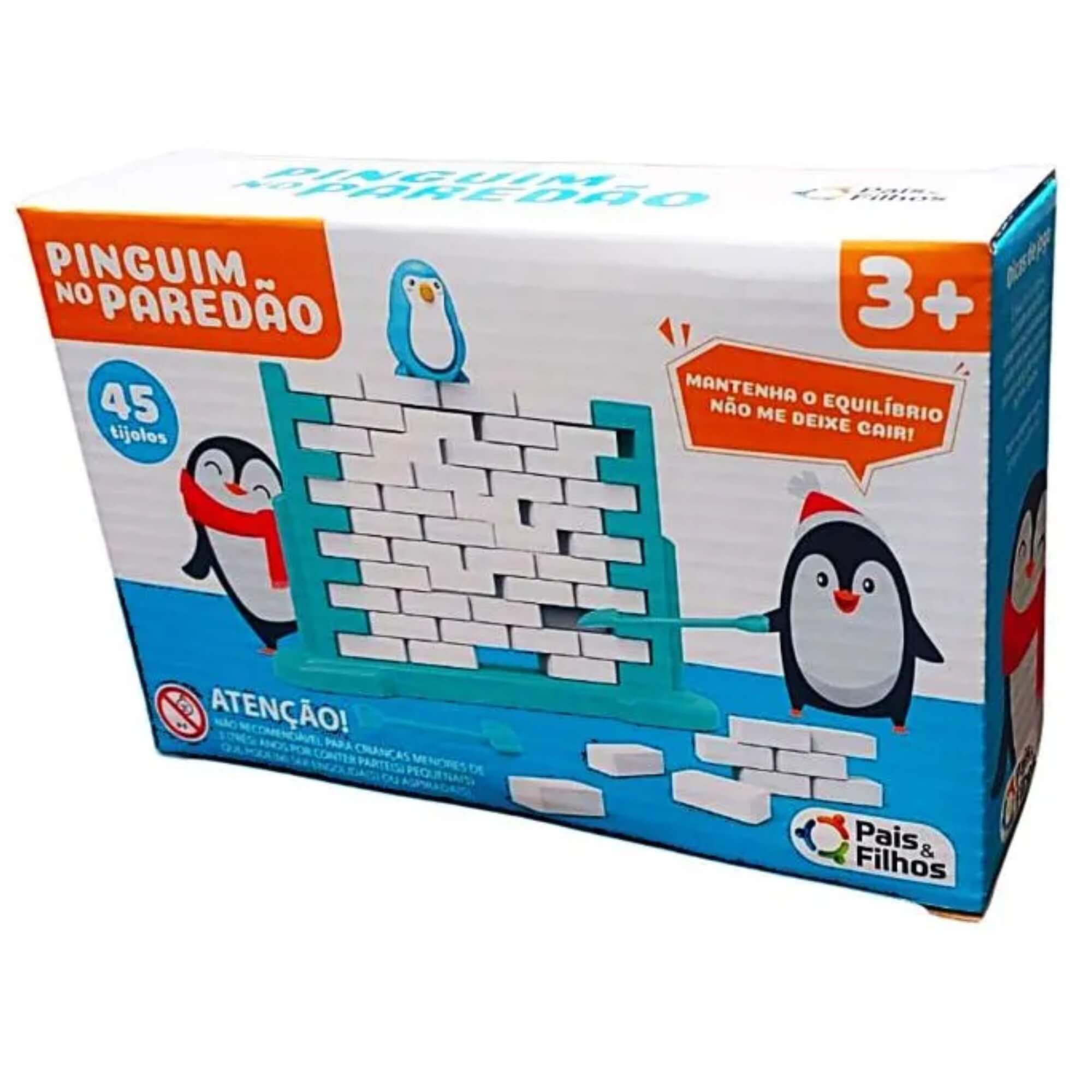 Jogo de Mesa Pinguim no Paredão Única Pais e Filhos - 792523-1