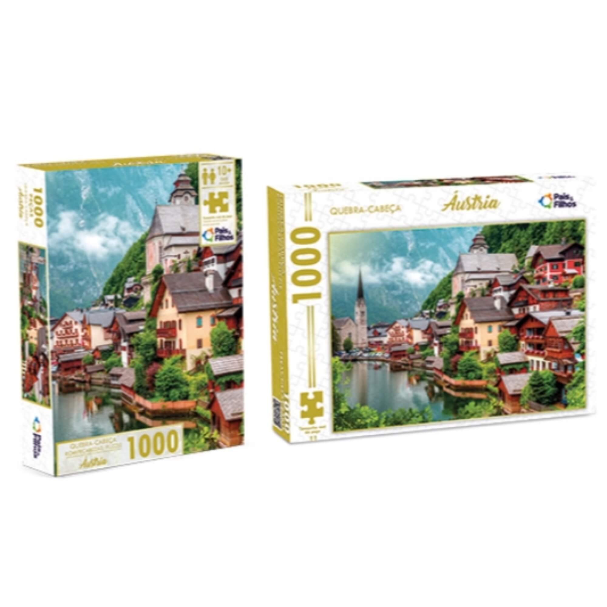 Jogo Quebra-Cabeça Áustria 1000 Peças Pais e Filhos - 793598-1