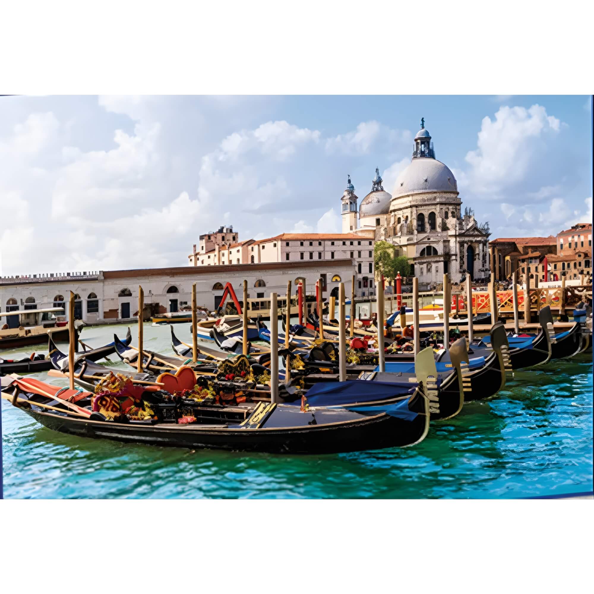 Jogo Quebra-Cabeça Gondolas Venezianas 1500 Peças Pais e Filhos - 793611-1