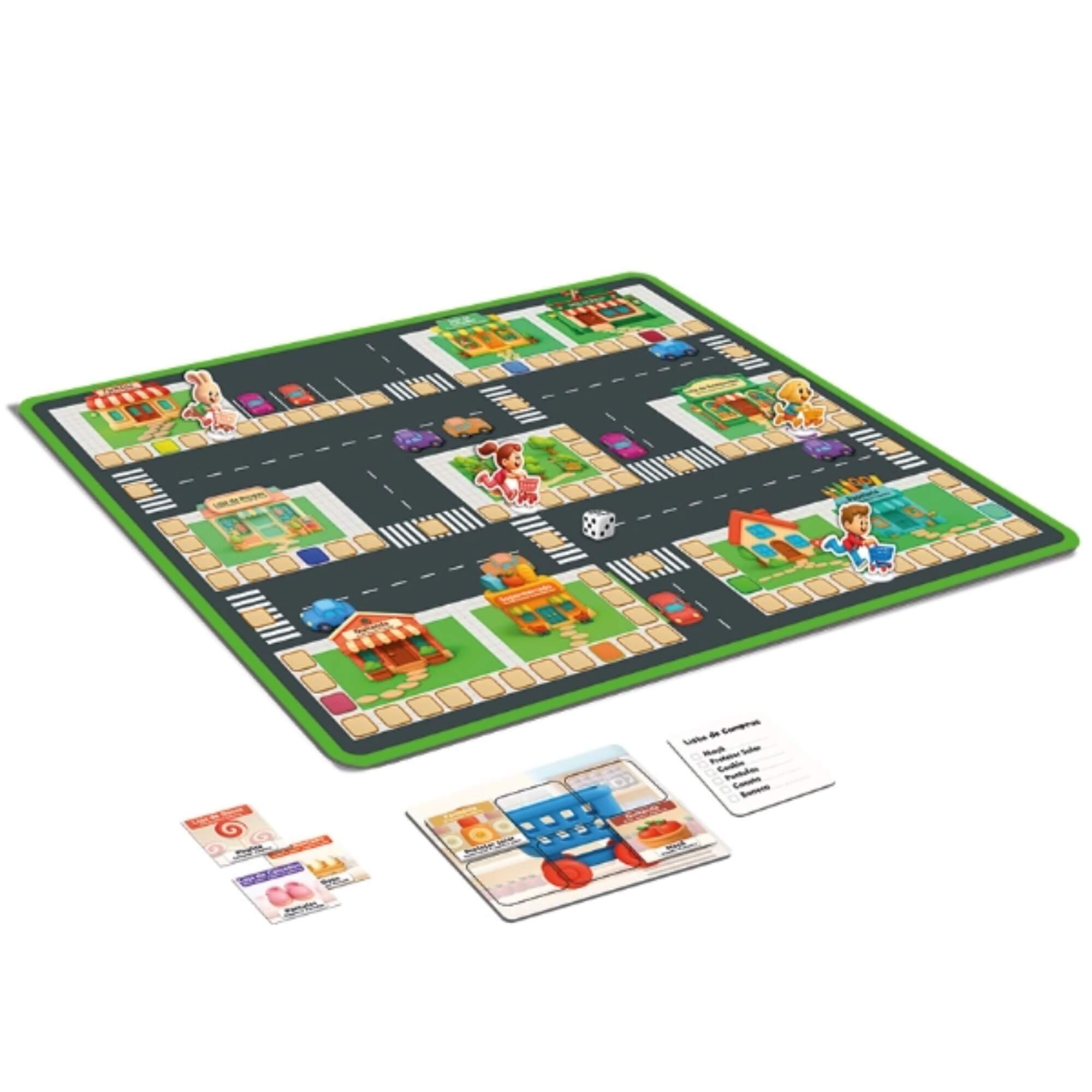 Jogo de Tabuleiro Super Compras Pais e Filhos - 793823-1