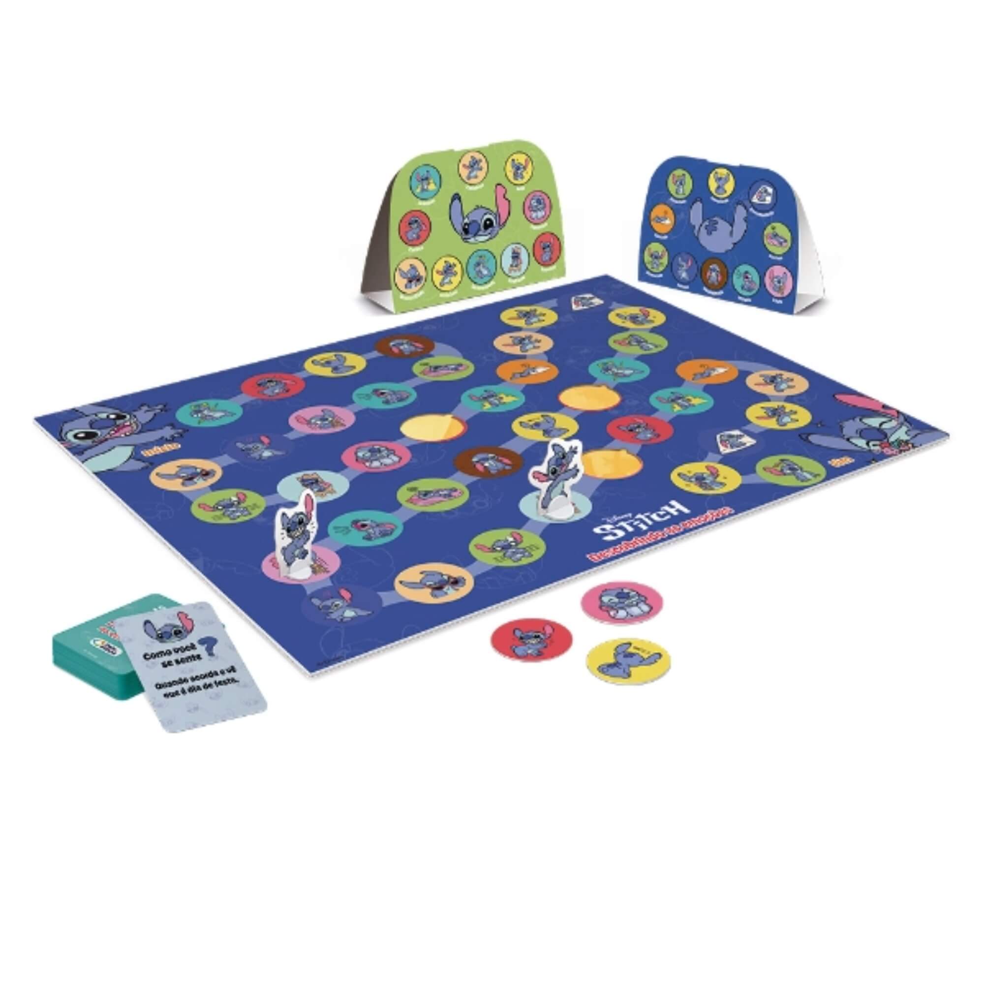 Jogo de Tabuleiro Descobrindo Emoções Stitch Pais e Filhos - 793826-1