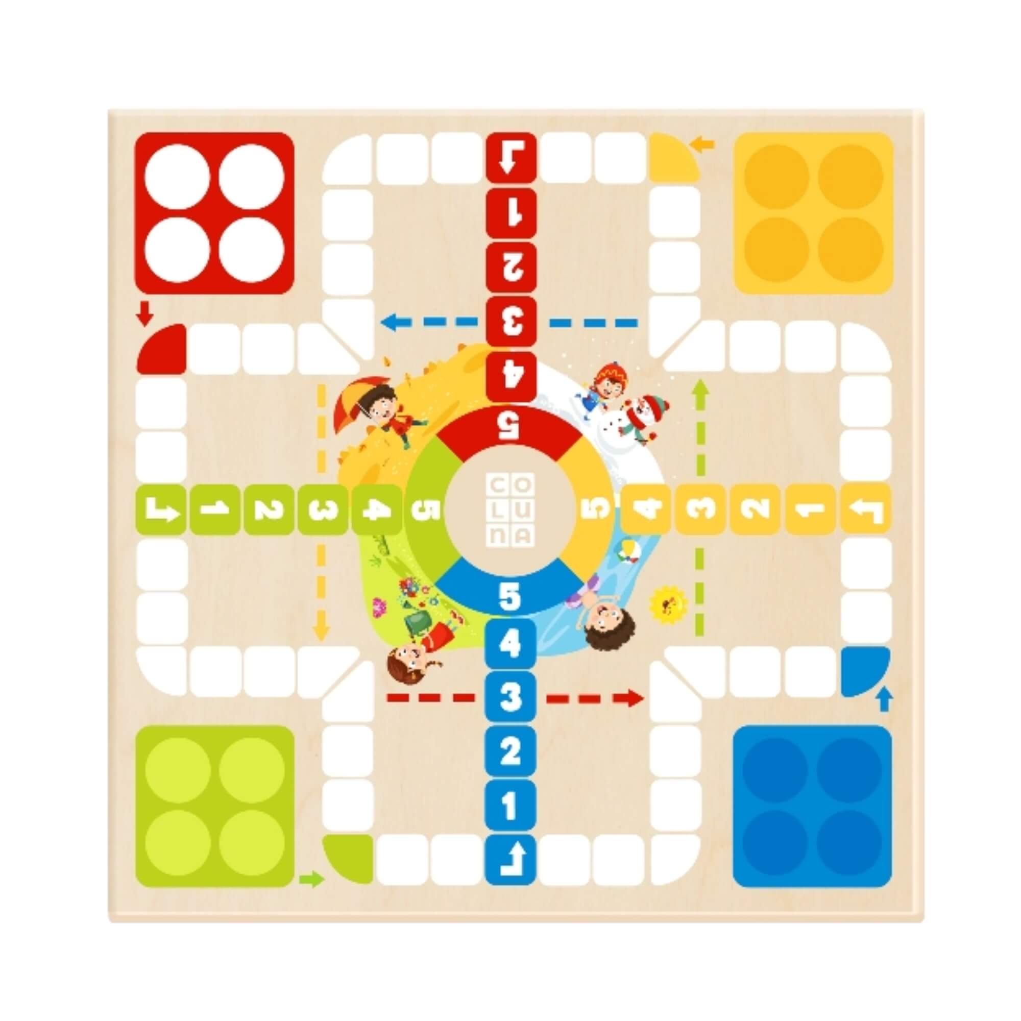 Kit Jogos de Tabuleiro 6 Jogos Clássicos Pais e Filhos - 794010-1