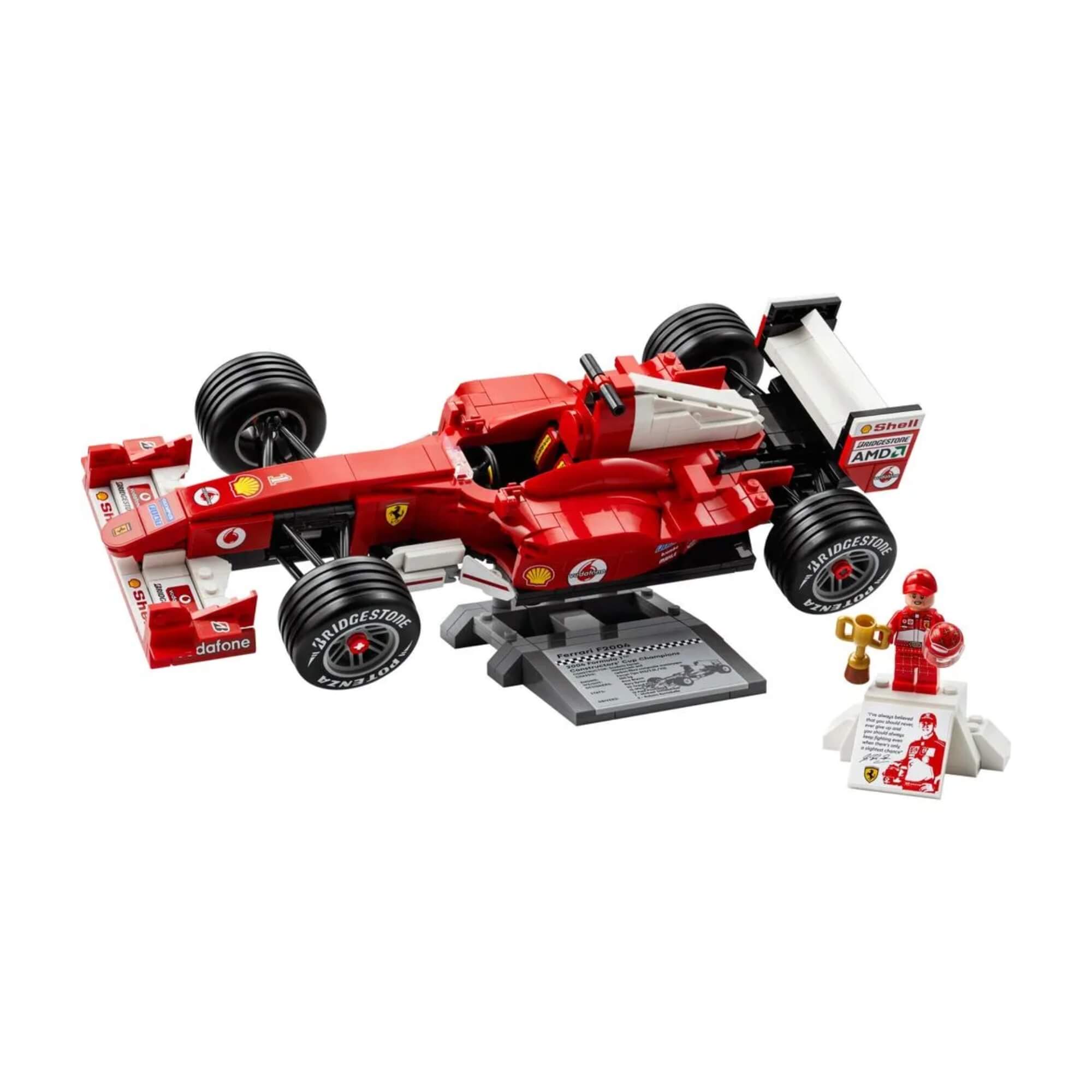 LEGO Icons Ferrari F2004 e Michael Schumacher - 4111111375