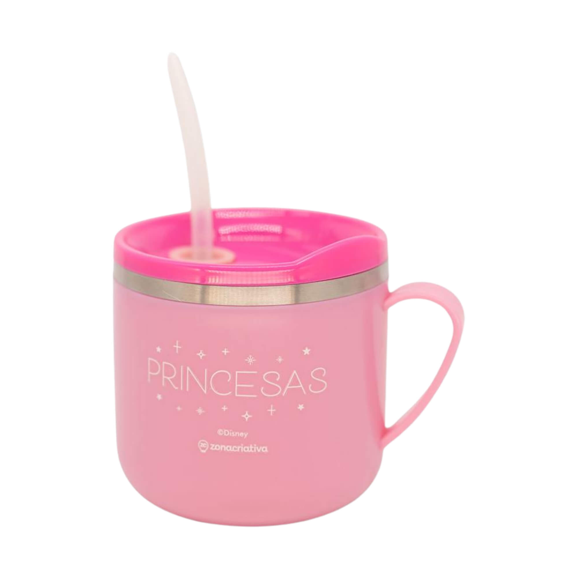 Caneca Flip Princesas 250ml Zona Criativa - 10026457