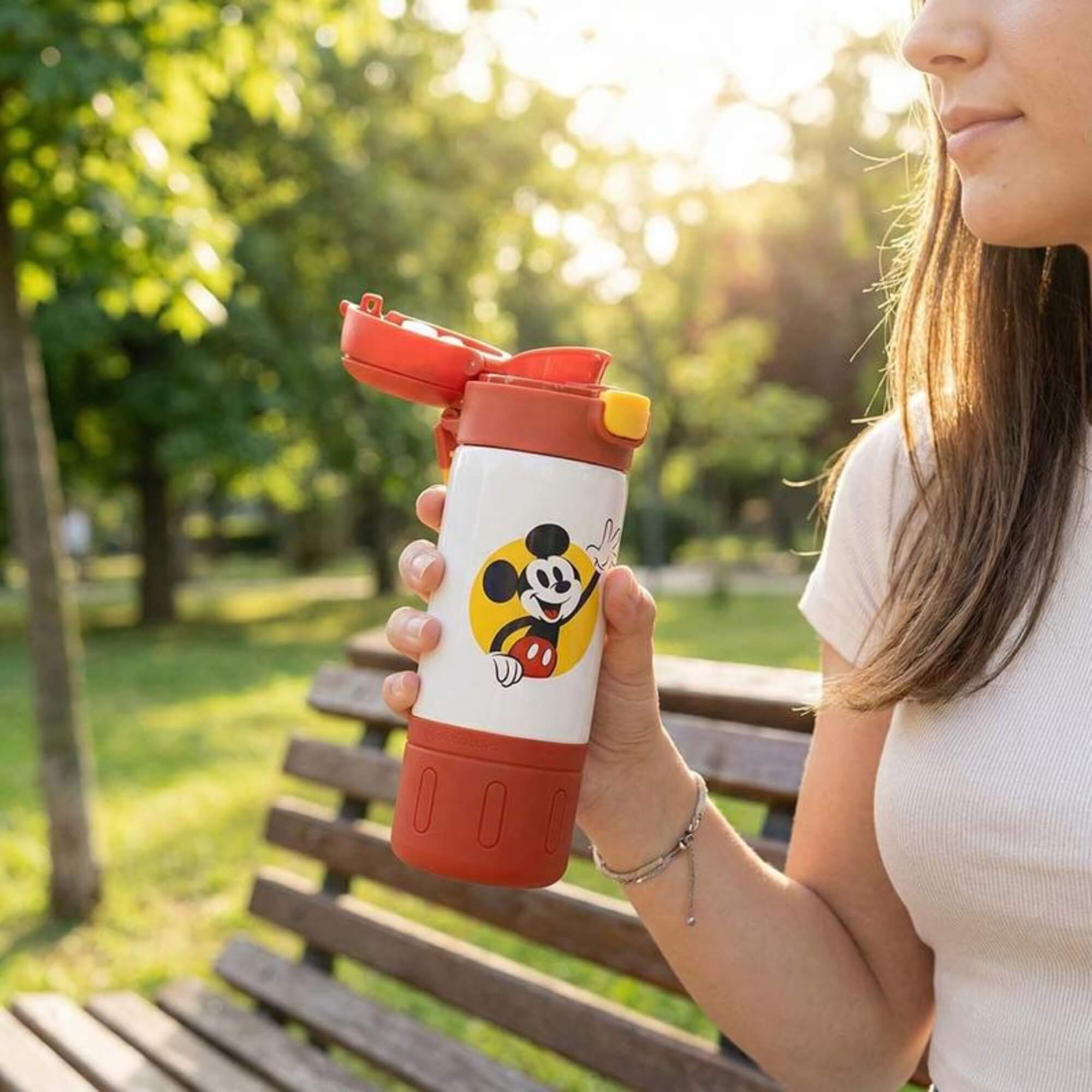 Garrafa Capsule Mickey Mouse 450ml Zona Criativa - 10073586