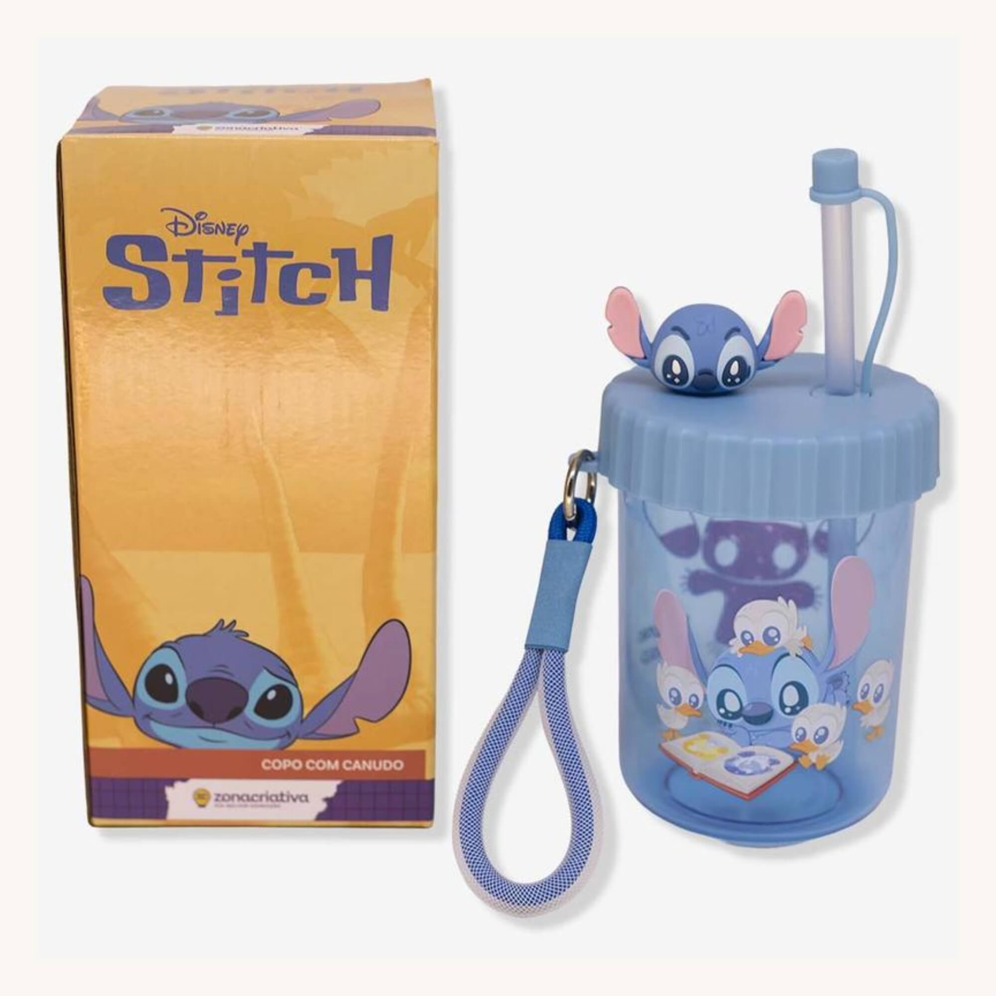 Copo Canudo Flip Stitch 500ml Zona Criativa - 10026556