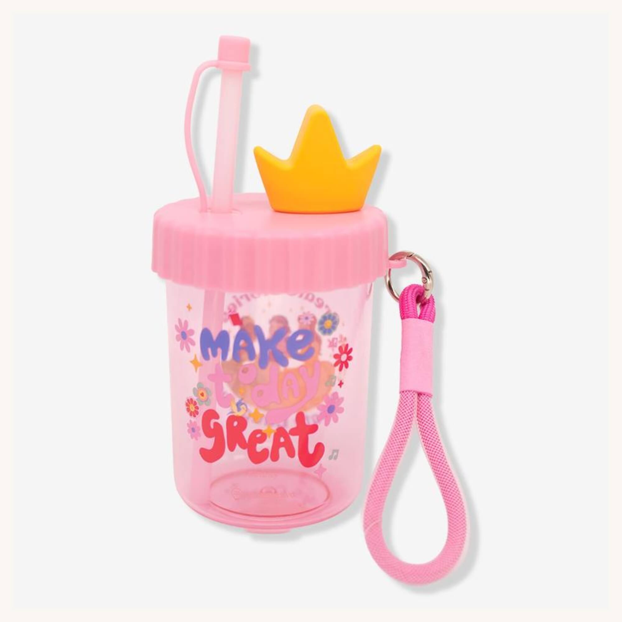 Copo Canudo Flip Princesas 500ml Zona Criativa - 10026559