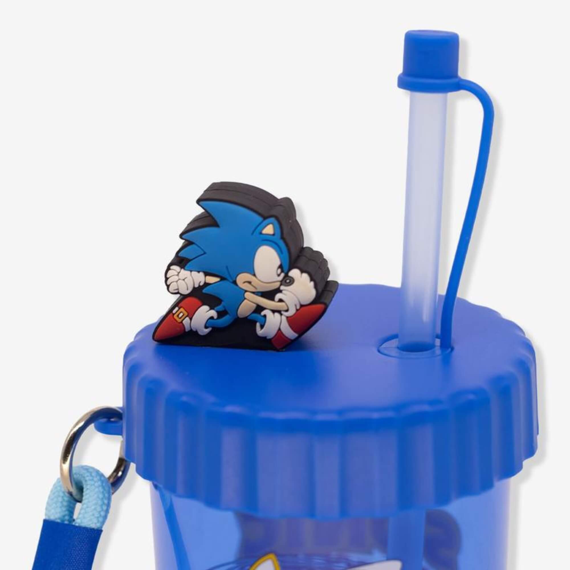 Copo Canudo Flip 500ml Sonic Zona Criativa - 10026560