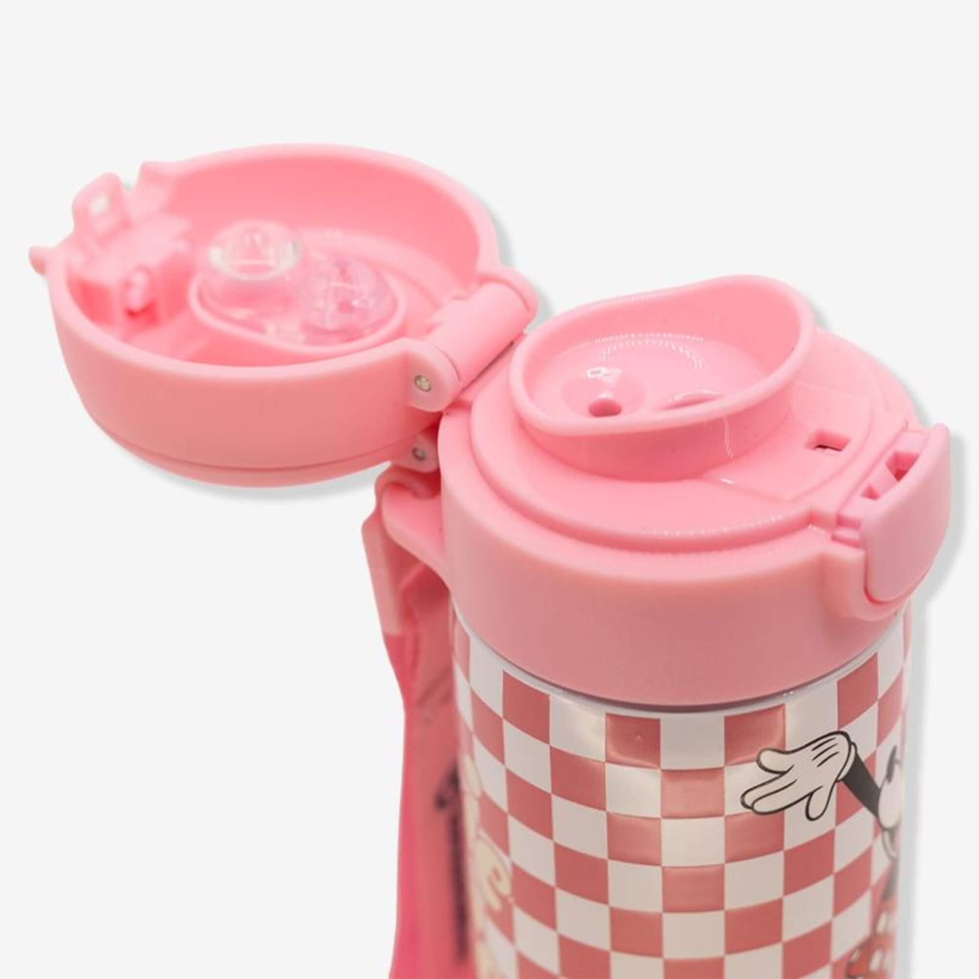 Garrafa Capsule 450ml com Canudo Minnie Mouse Zona Criativa - 10073658