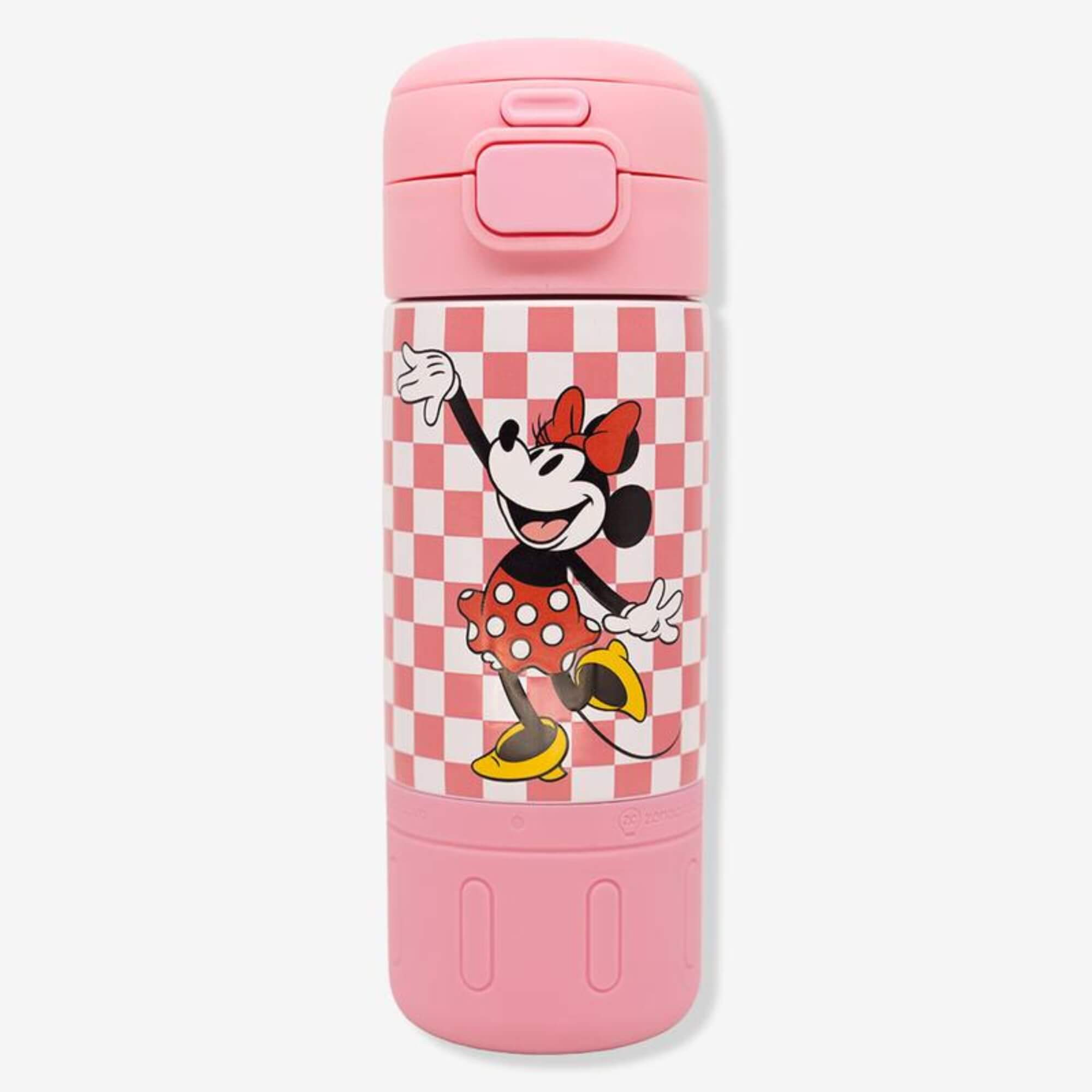 Garrafa Capsule 450ml com Canudo Minnie Mouse Zona Criativa - 10073658