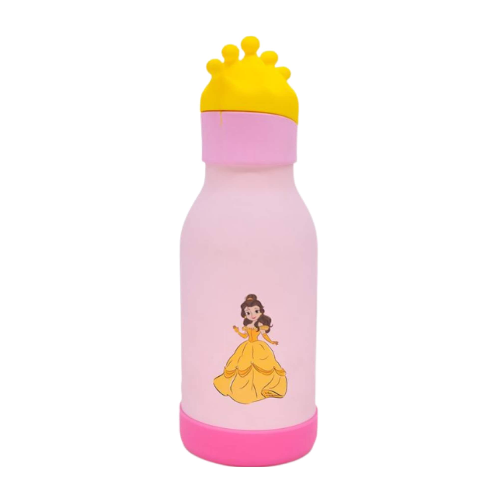 Garrafa Funny 500ml com Canudo Princesas Aurora e Bela Zona Criativa - 10073666