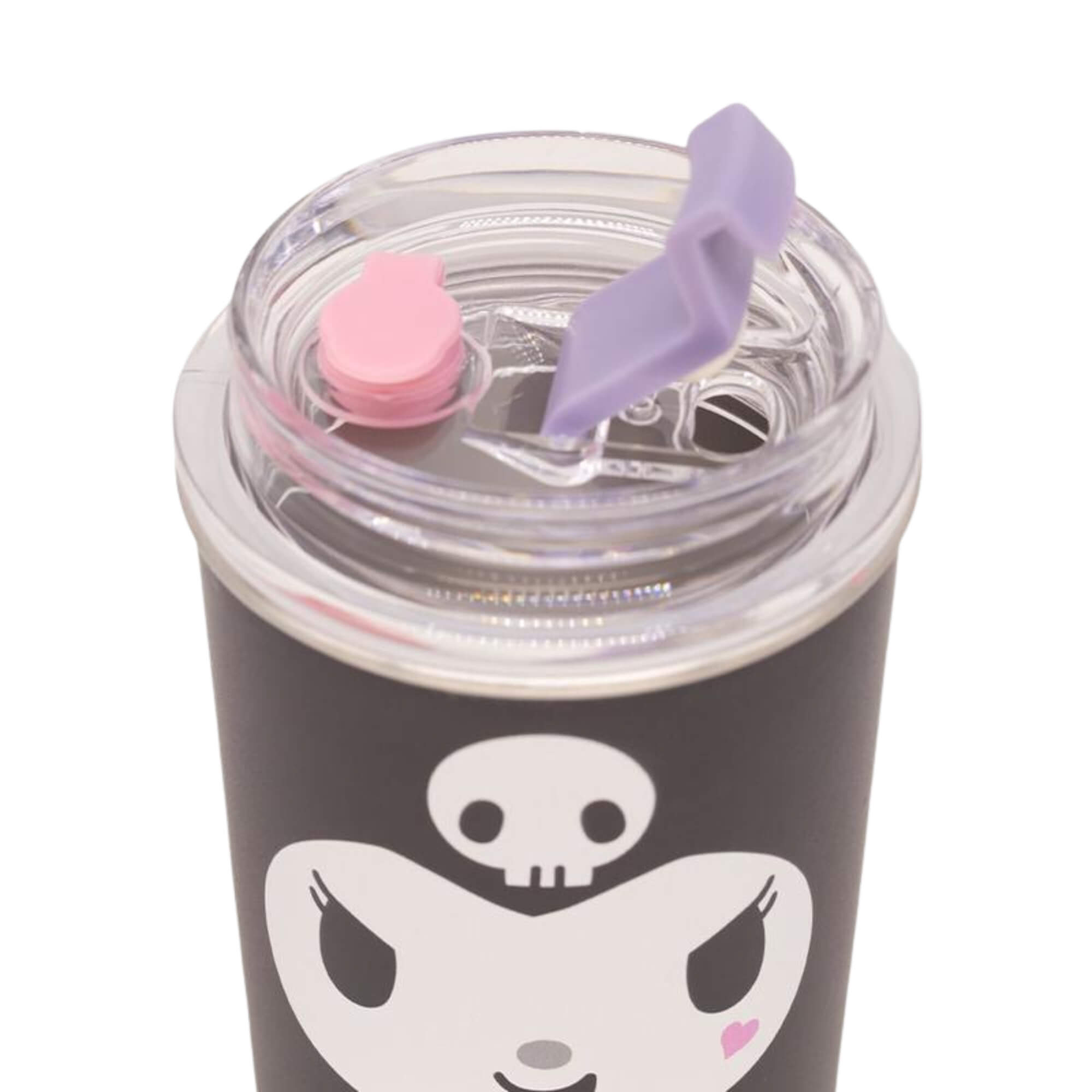 Copo Neo com Canudo Kuromi Zona Criativa - 10026756