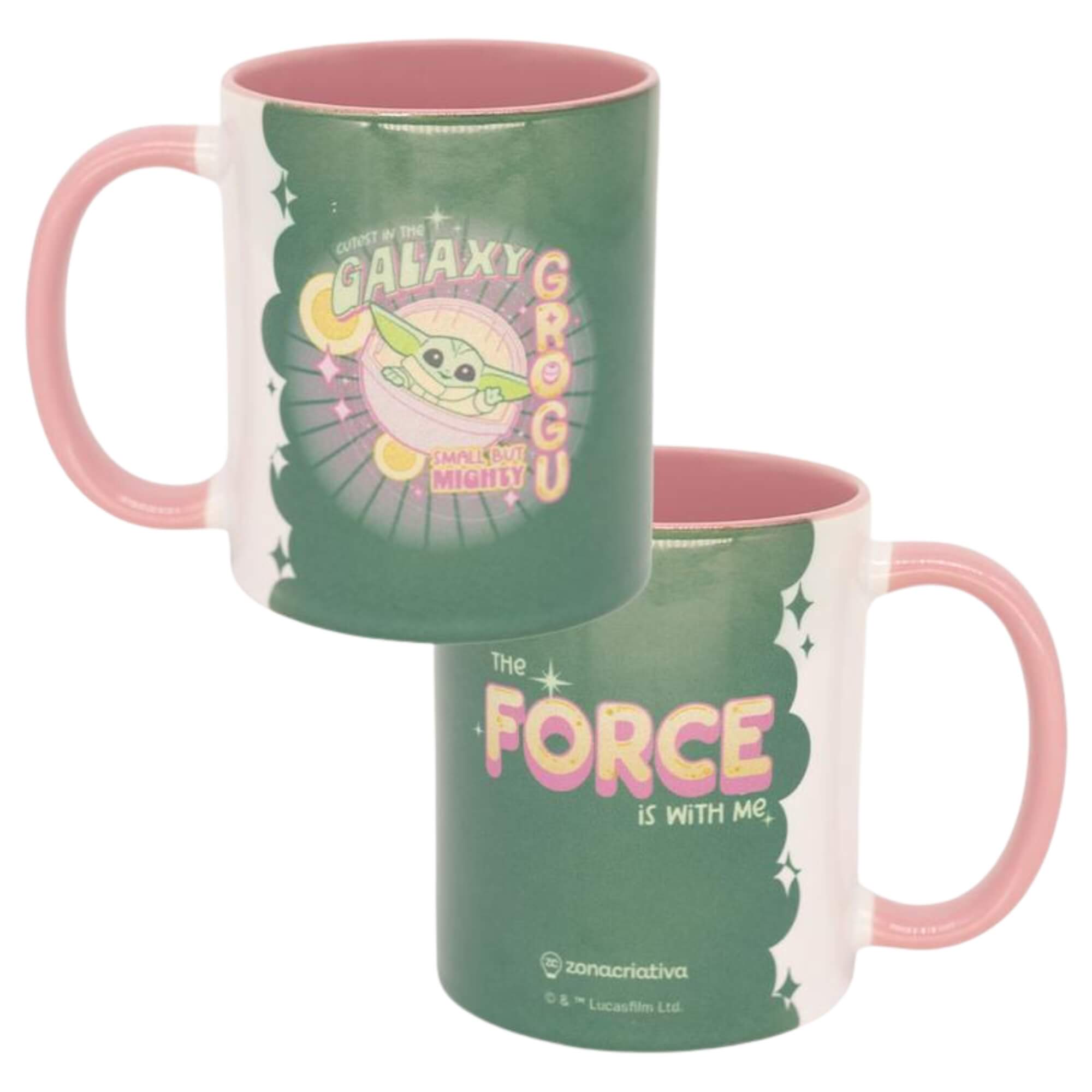 Caneca Pop 350ml Baby Yoda Fruit Zona Criativa - 10026763