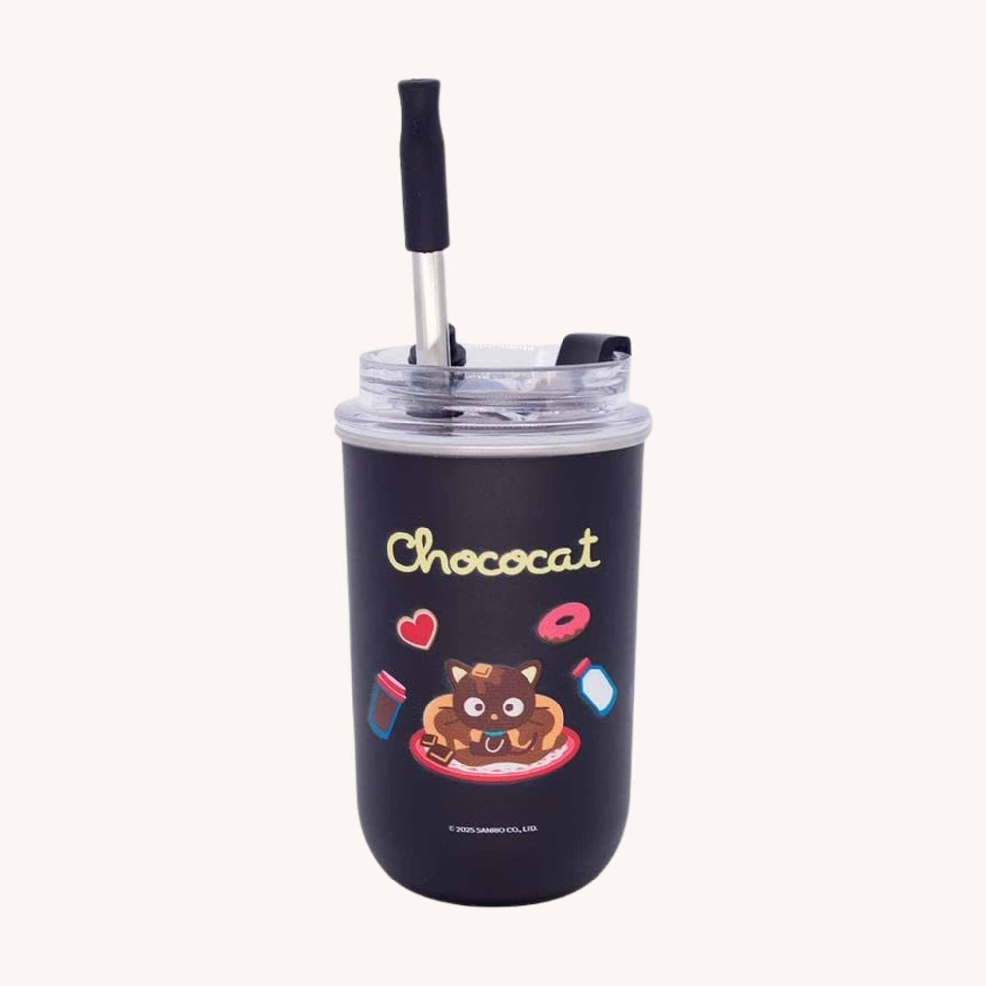 Copo Neo com Canudo 300ml Chococat Zona Criativa - 10026849
