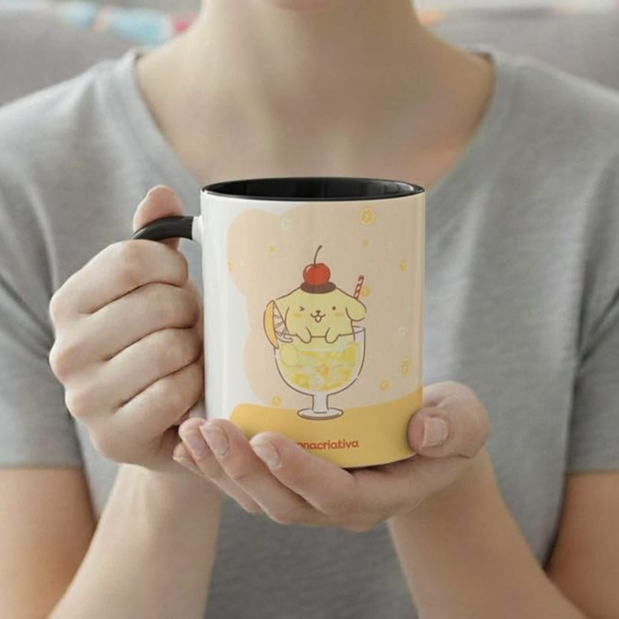 Caneca Pop 350ml Pompompurin Zona Criativa - 10026867