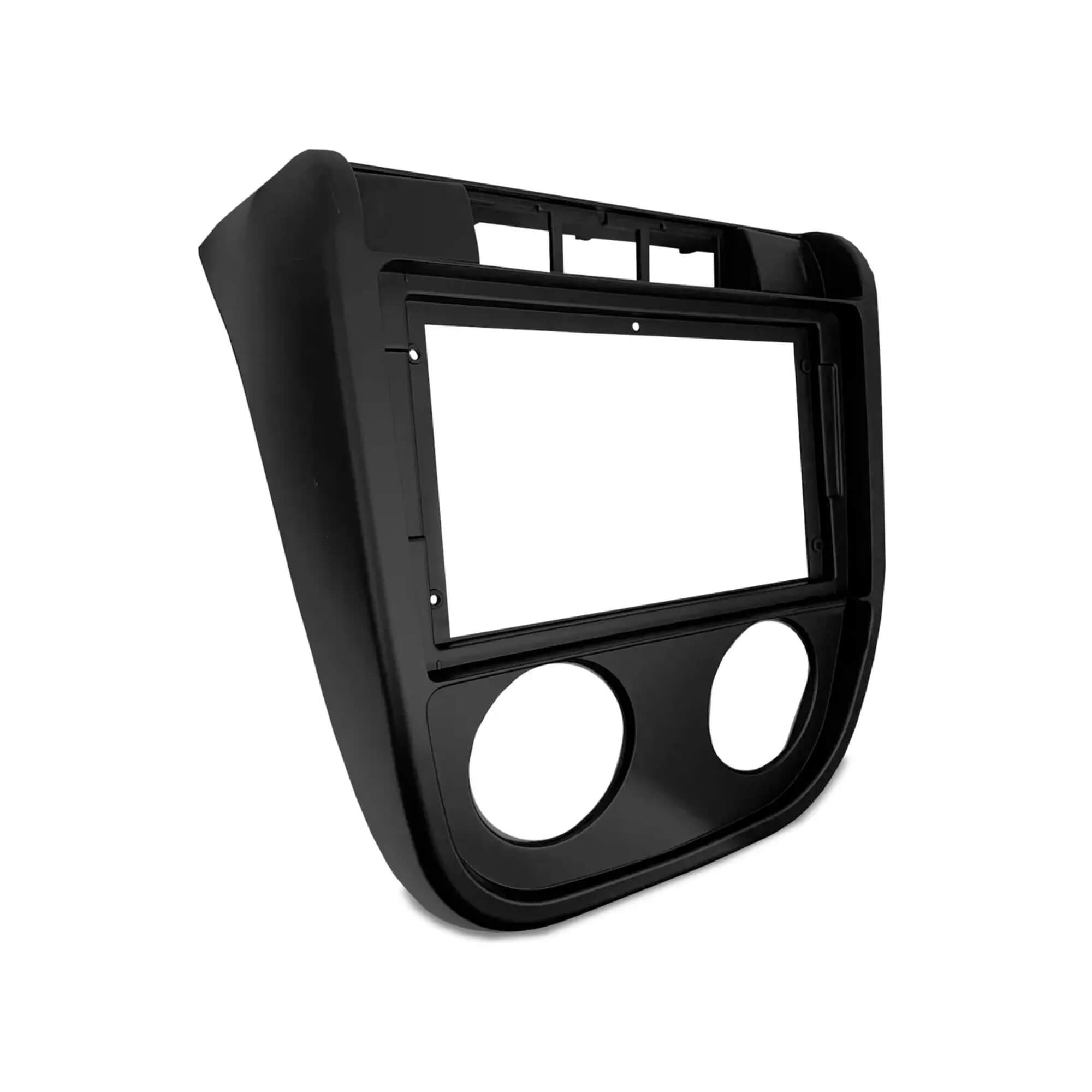 Moldura 2Din 9''/7'' VW Fox e Crossfox G1 03/09 cor Preta Fiamon - 5945