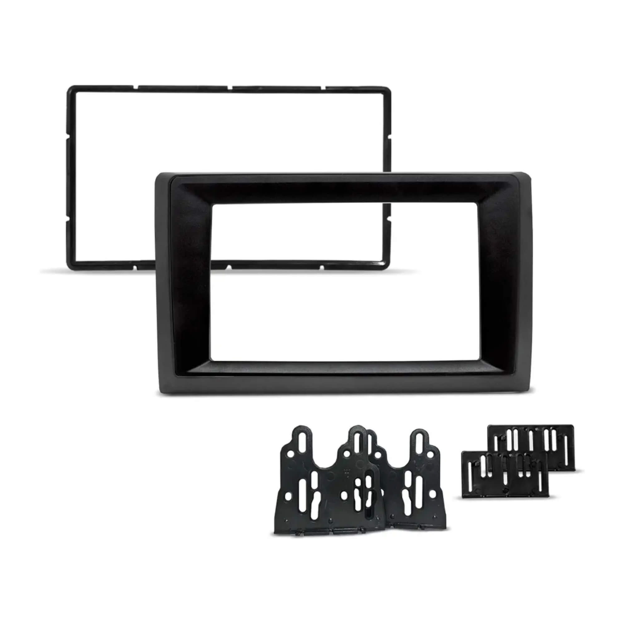Moldura 2Din 9''/7'' VW Fox e Crossfox G1 03/09 cor Preta Fiamon - 5945