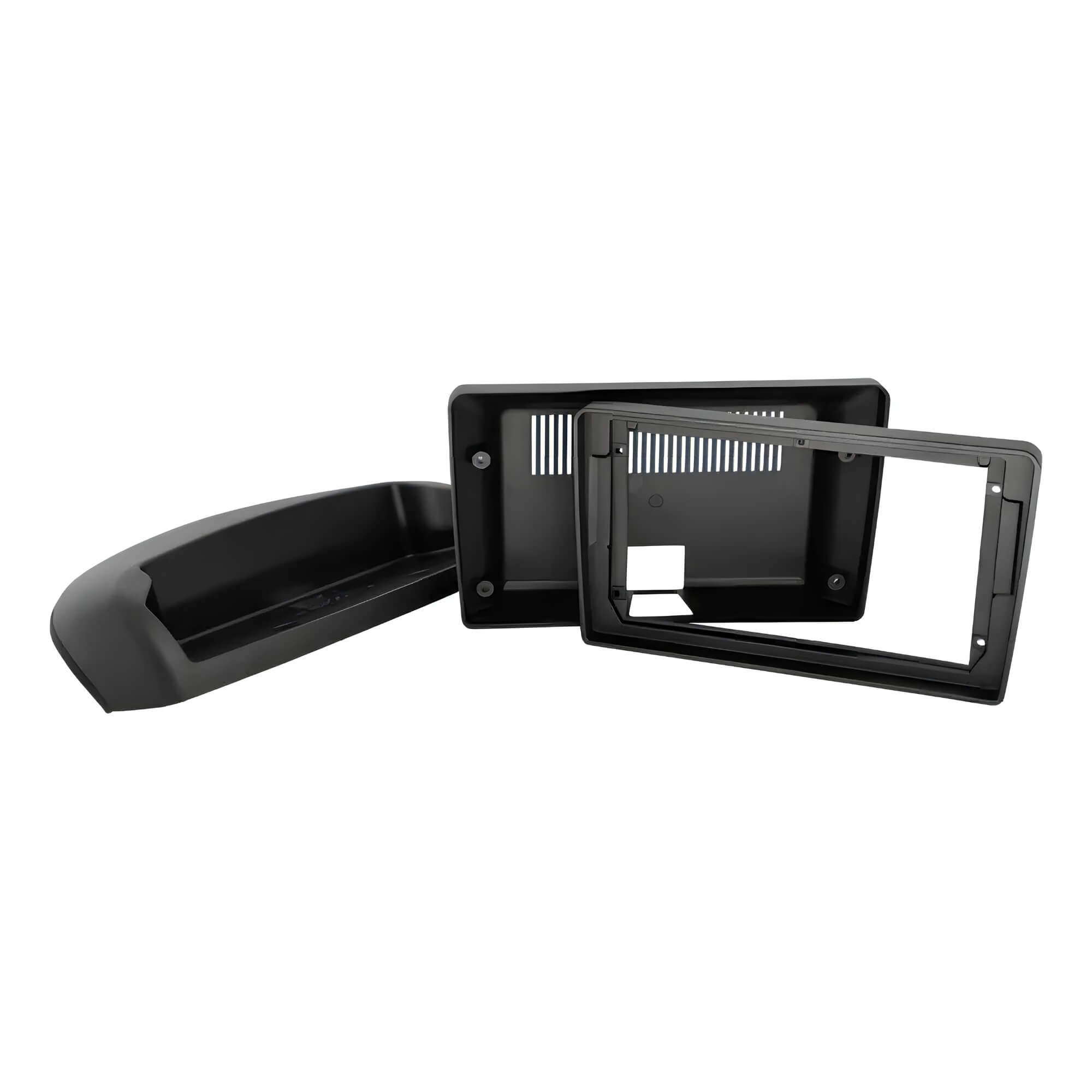 Moldura 9" Renault Clio G2 98/05 cor Preta Padrão Chinês Fiamon - 5963