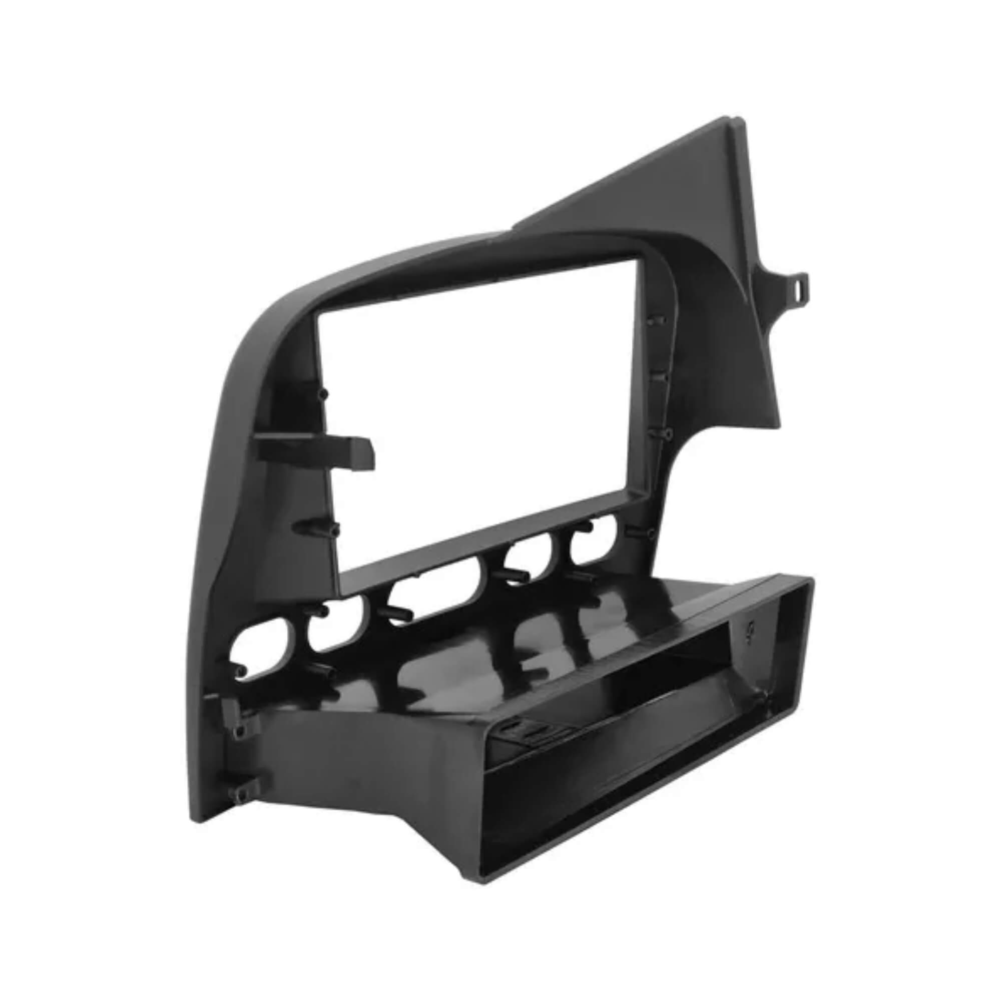Moldura 2din 7" Fiat Palio, Siena, Strada, Weekend G1 cor Preta Padrão Ch/Jp Fiamon - 5966