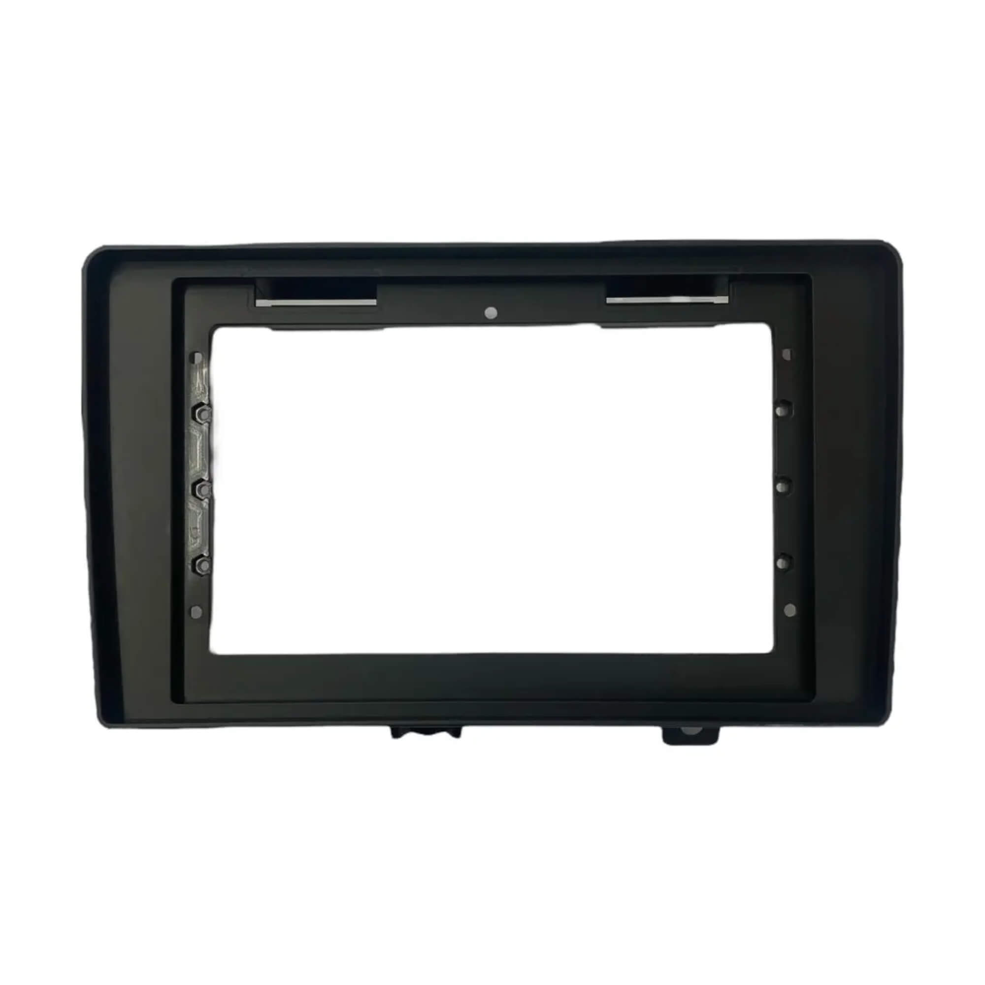 Moldura 2Din Volvo FH/FM 04/15 com Adap. Red. 9"/10" Padrão Chinês cor Black Piano Fiamon - 6105