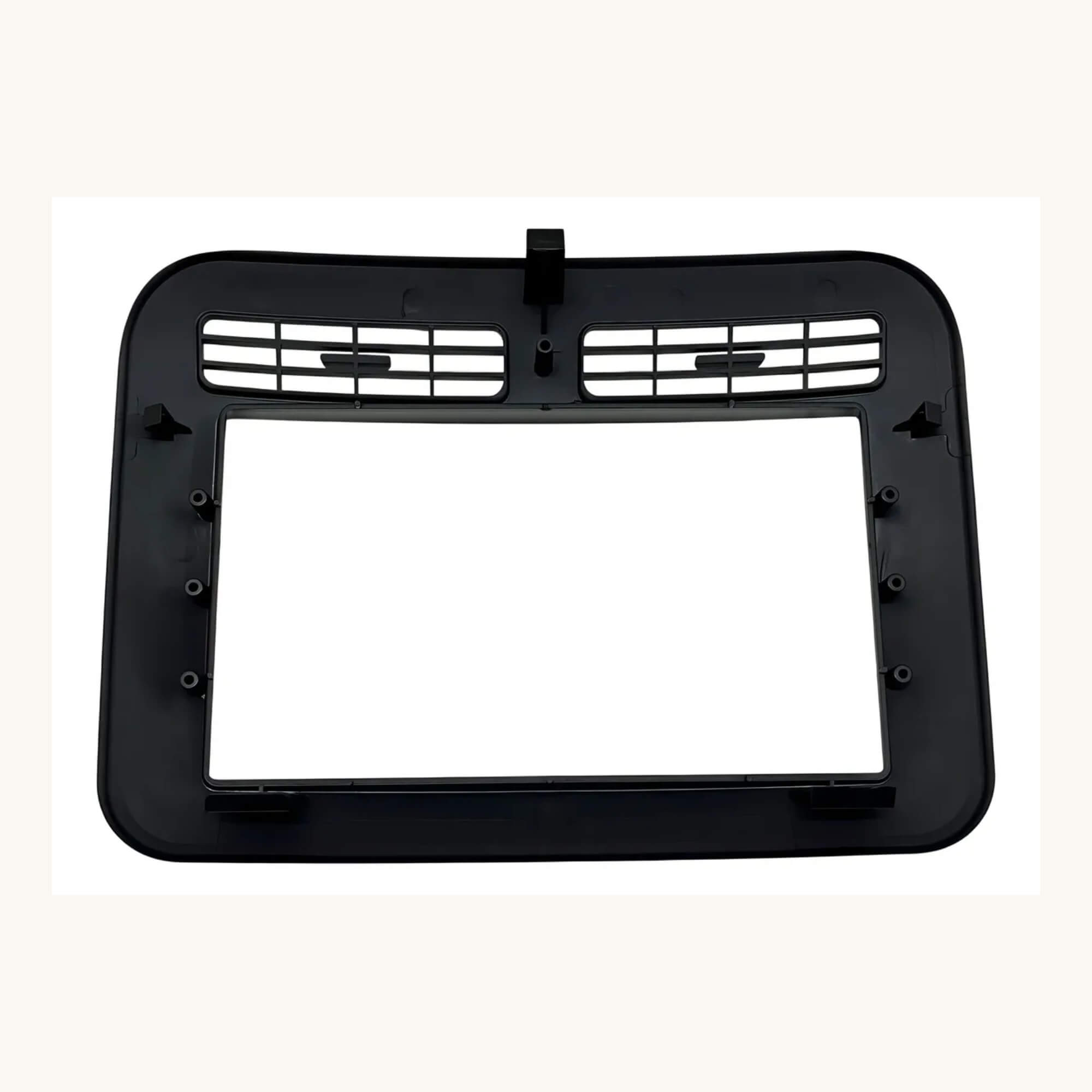Moldura 2Din Renault Clio G2 98/12 e G3 13/16 Padrão Ch/Jp cor Preta Fiamon - 6139
