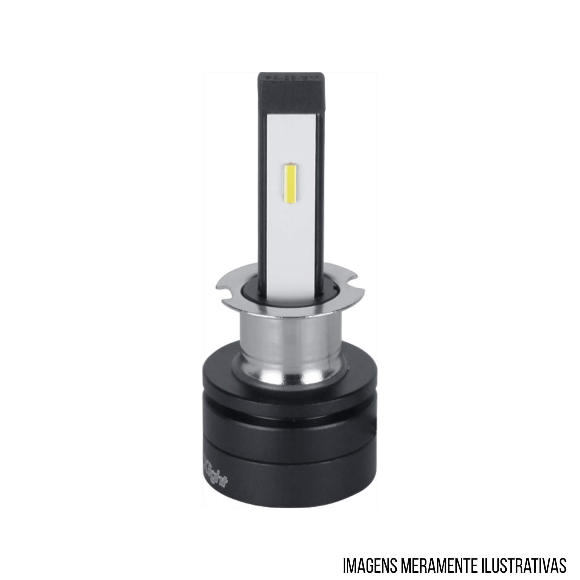 VAR Par de Lâmpadas LED Headlight S14 Nano (Escolha) Encaixe:H3