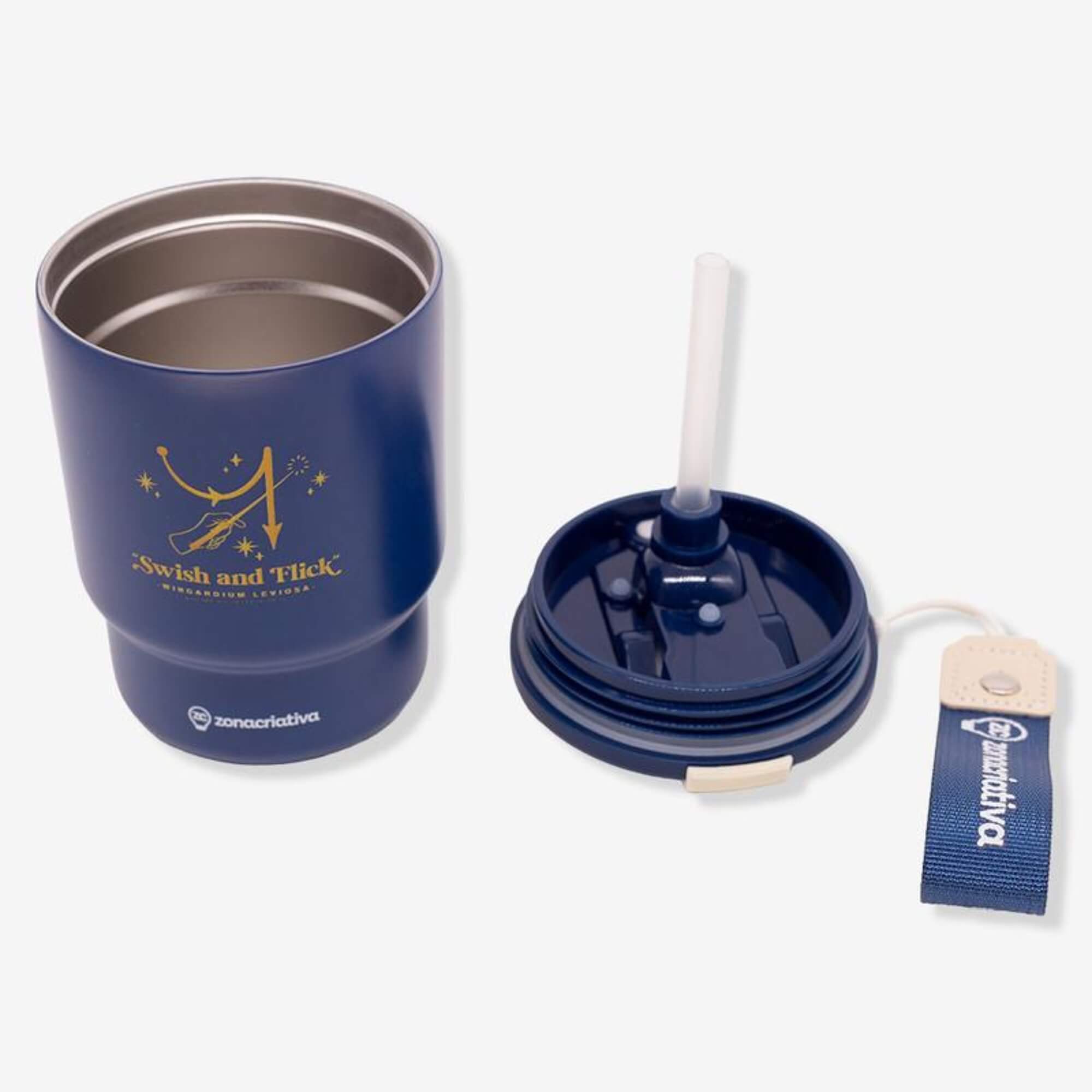 VAR Copo To Go 400ml Zona Criativa (Escolha o Tema) Tema:Harry Potter