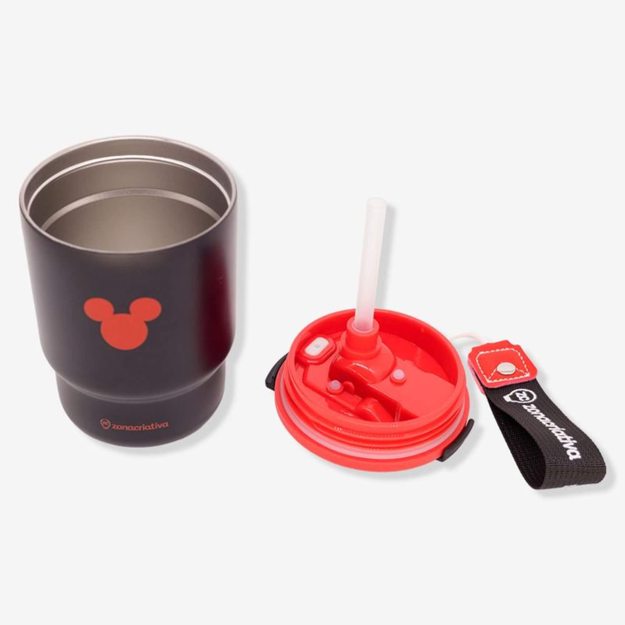 VAR Copo To Go 400ml Zona Criativa (Escolha o Tema) Tema:Mickey