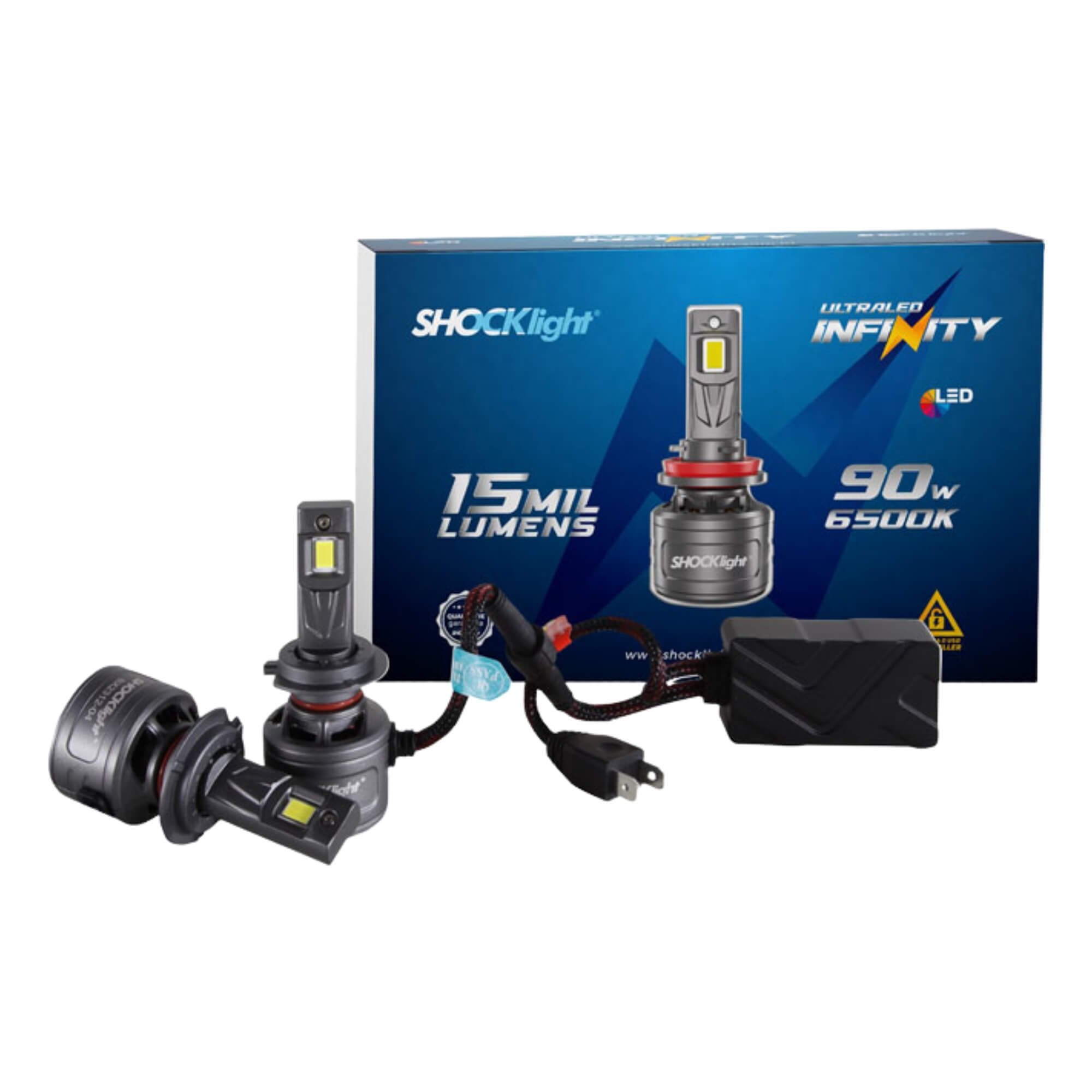 Ultraled Infinity H7 6500K 9~32V 90W 15.000LM Shocklight - SLL-120007