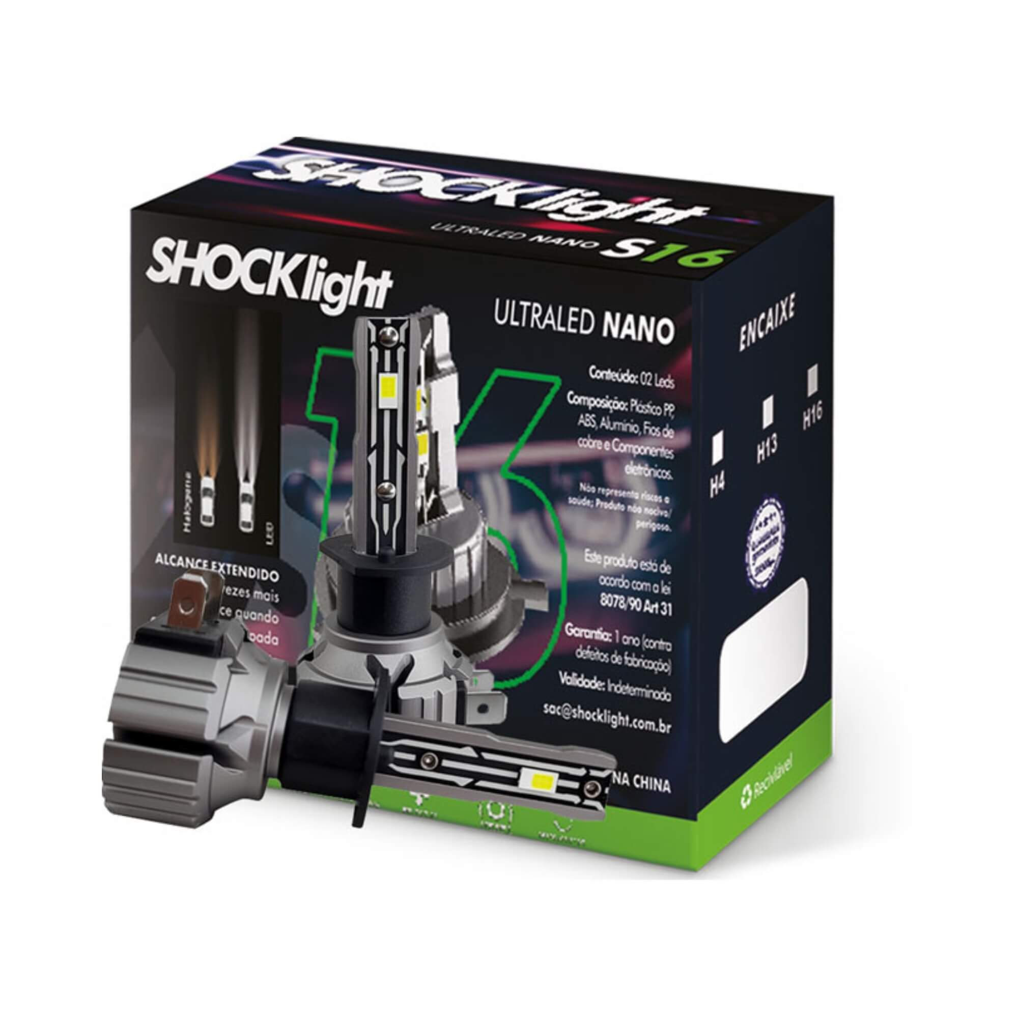Ultraled S16 Nano H1 4300K 12V 40W 4200LM Shocklight - SLL-160001B