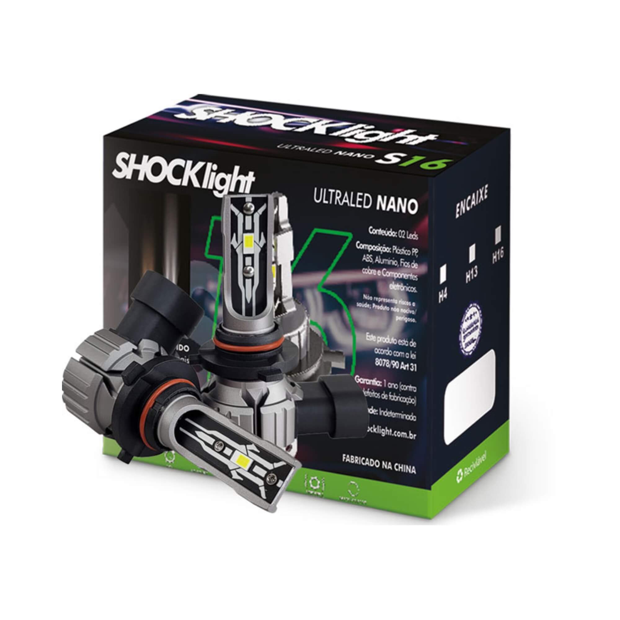 Ultraled S16 Nano HB3 4300K 12V 40W 4200LM Shocklight - SLL-169005B