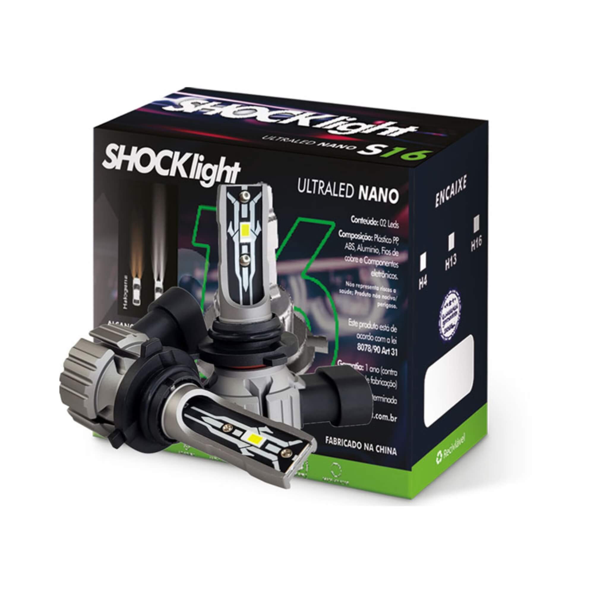 Ultraled S16 Nano HB4 4300K 12V 40W 4200LM Shocklight - SLL-169006B