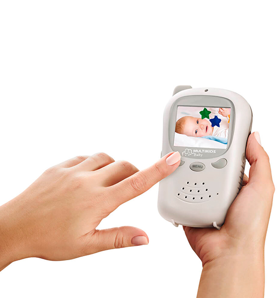 Babá Eletrônica Digital Com Câmera Multikids Baby - BB126
